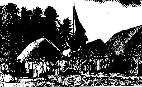 Pengisytiharan naungan di Abemama oleh Kapten EHM Davis, 27 Mei 1892