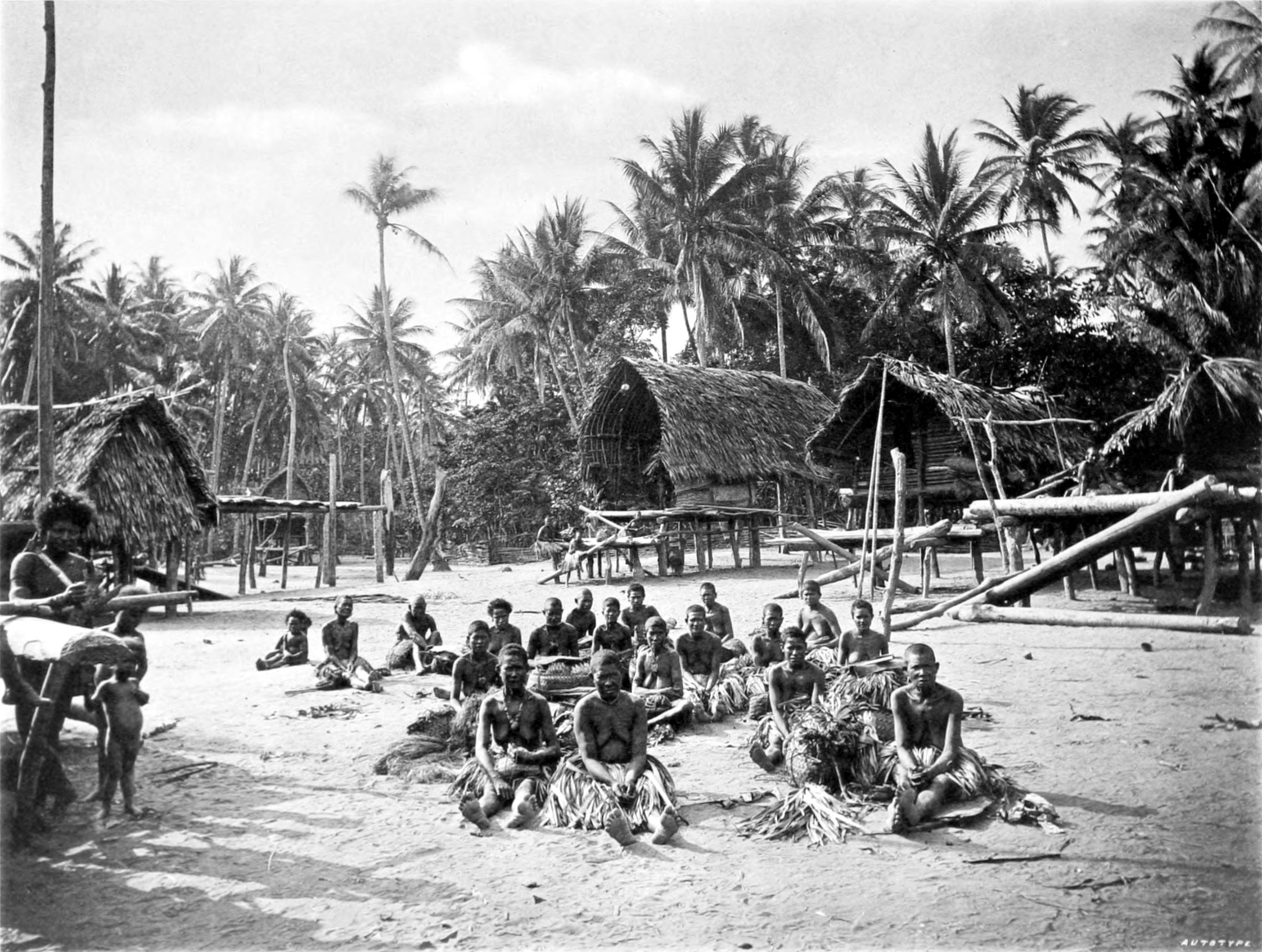 Wanita Kerepunu di pasar Kalo, New Guinea British, 1885
