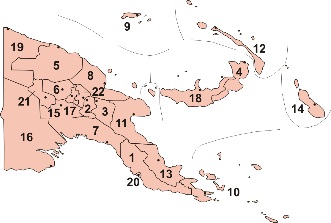 Wilayah-wilayah Papua New Guinea