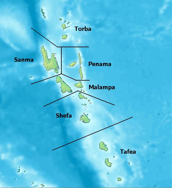 Provinsi-provinsi di Vanuatu.