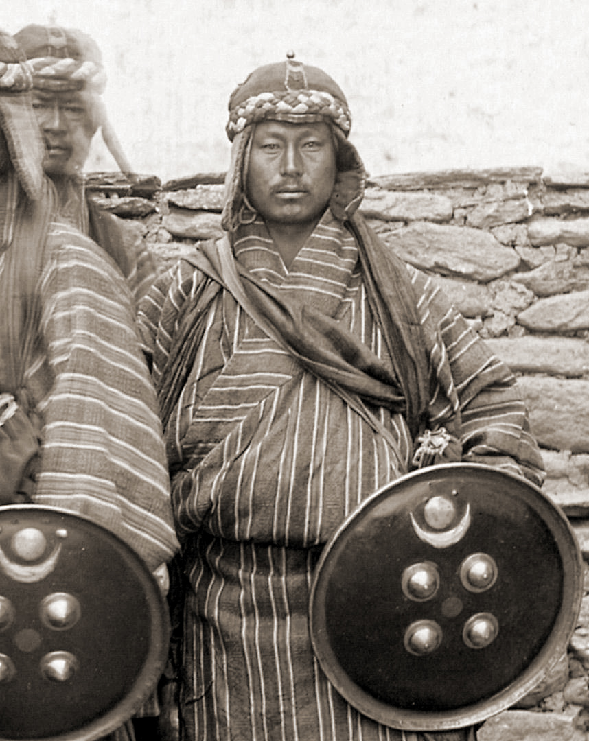 Pengawal diraja Bhutan pada tahun 1905