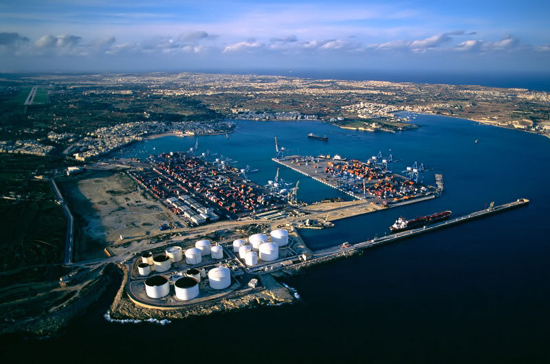 Malta Freeport, một trong những cảng lớn nhất châu Âu.