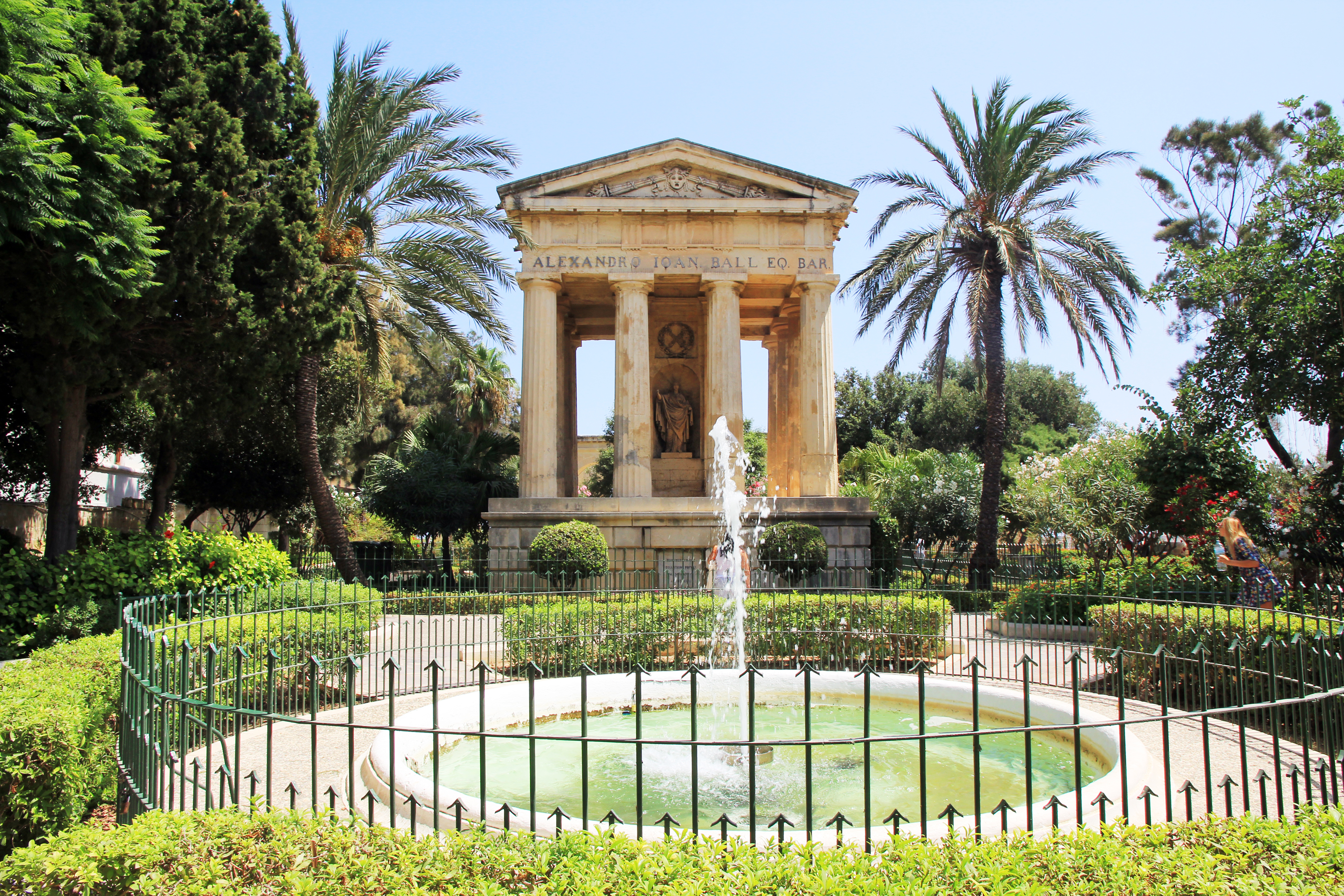 Vườn Lower Barrakka ở Valletta.