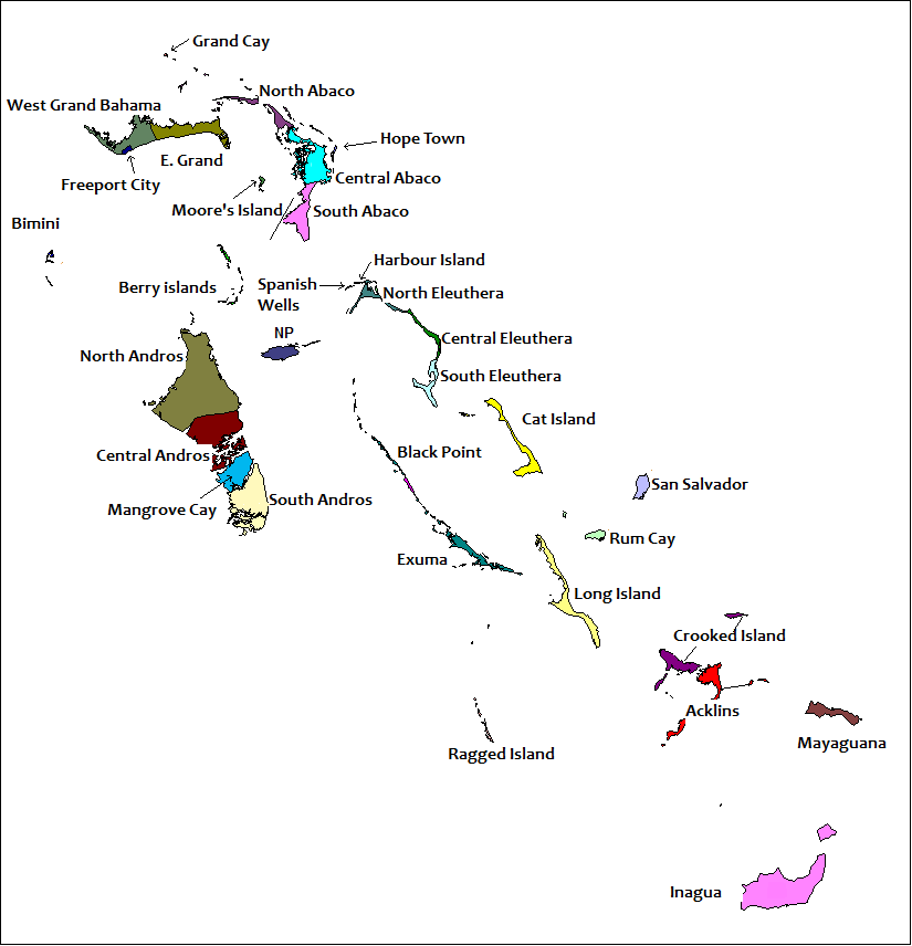 Distrik-distrik di Bahama
