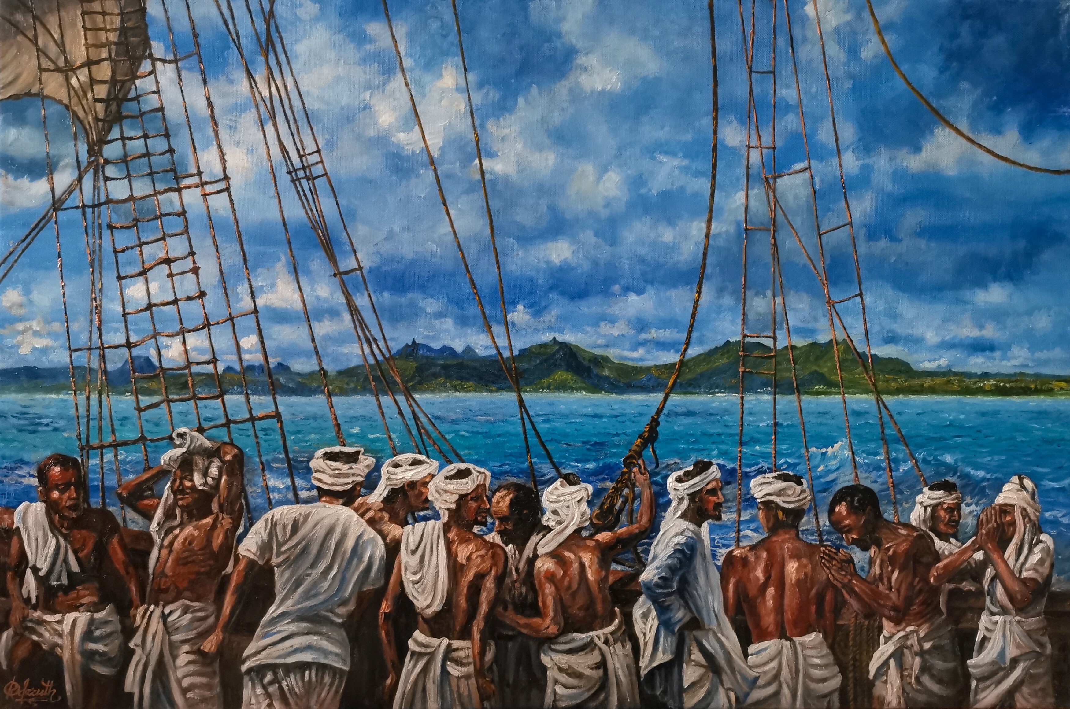 Pekerja kontrak India pertama (1834)