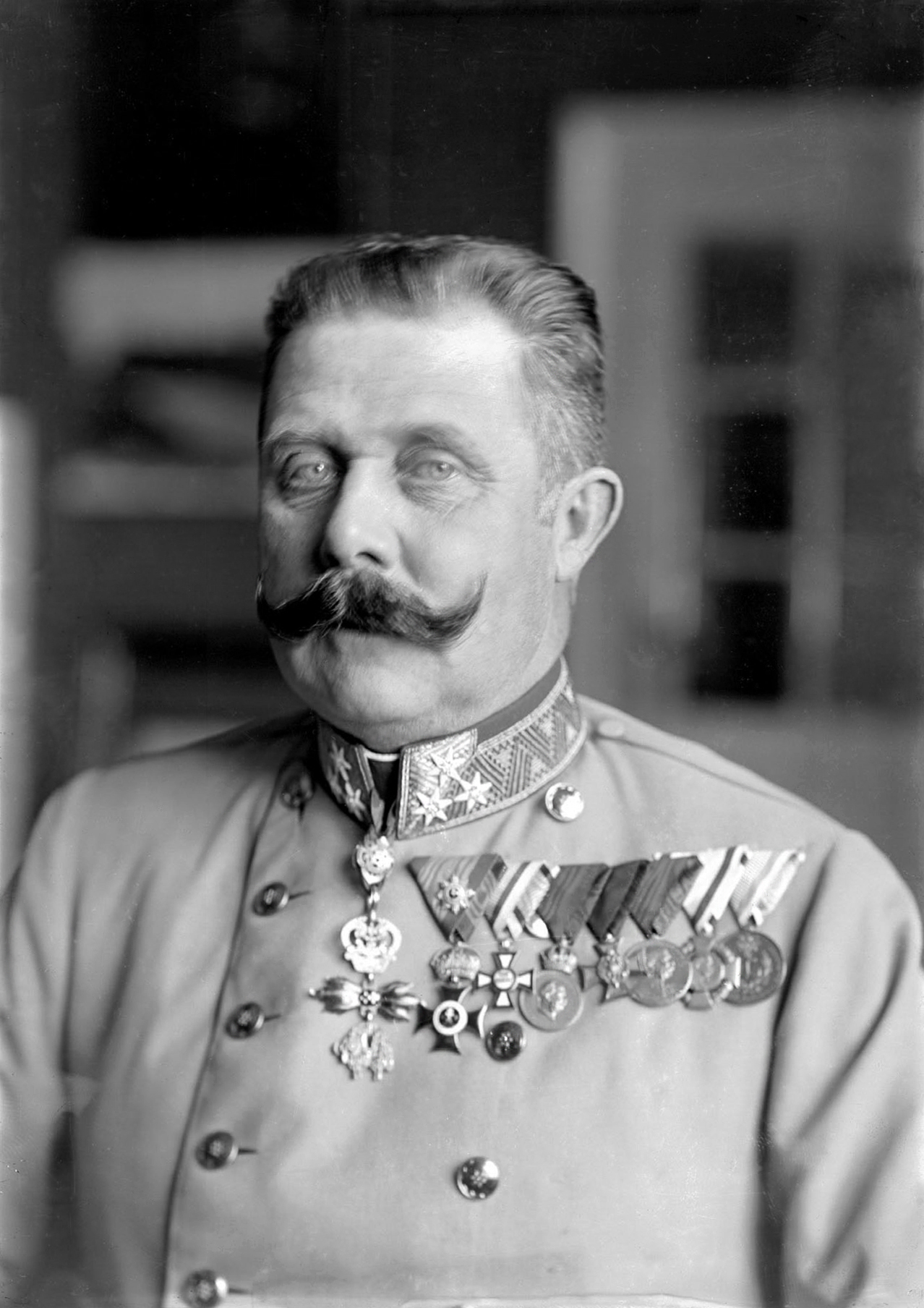 Franz Ferdinand, Adipati Agung Austria, yang pembunuhannya memicu Perang Dunia I.