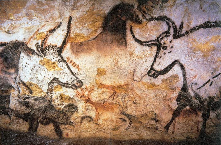 ラスコー洞窟の壁画(紀元前18,000年頃)