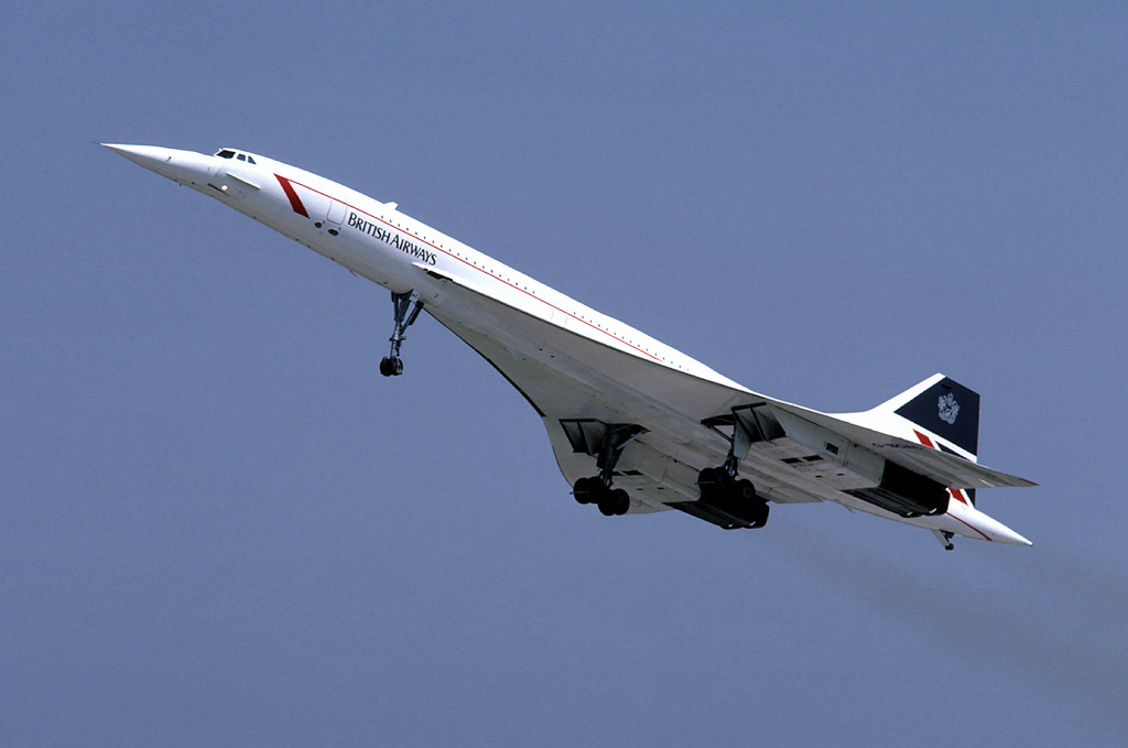 Concorde adalah pesawat penumpang supersonik yang mengurangi waktu penerbangan transatlantik dari 8 jam menjadi 3,5 jam.