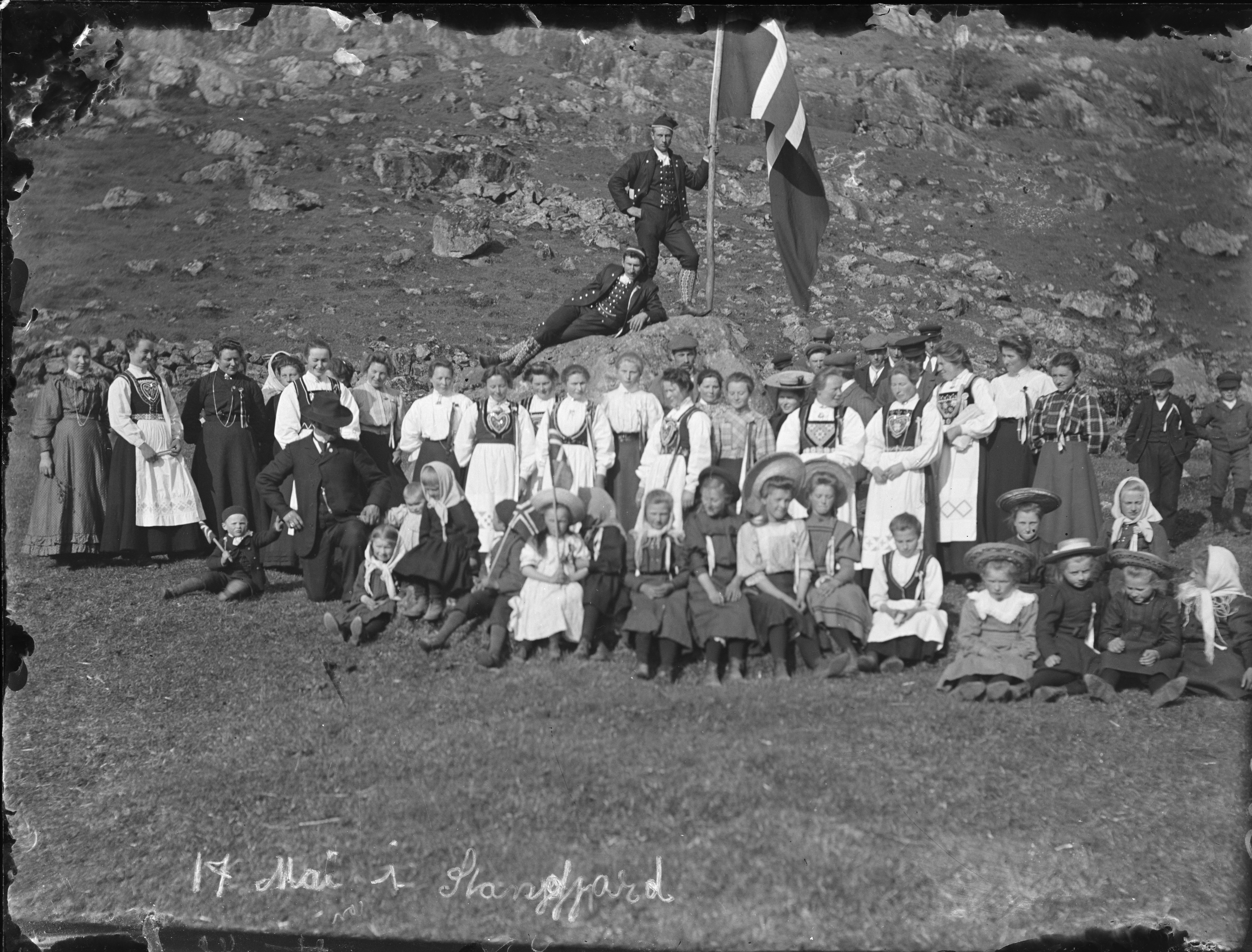Sambutan 17 Mei di Stongfjorden, sekitar 1910