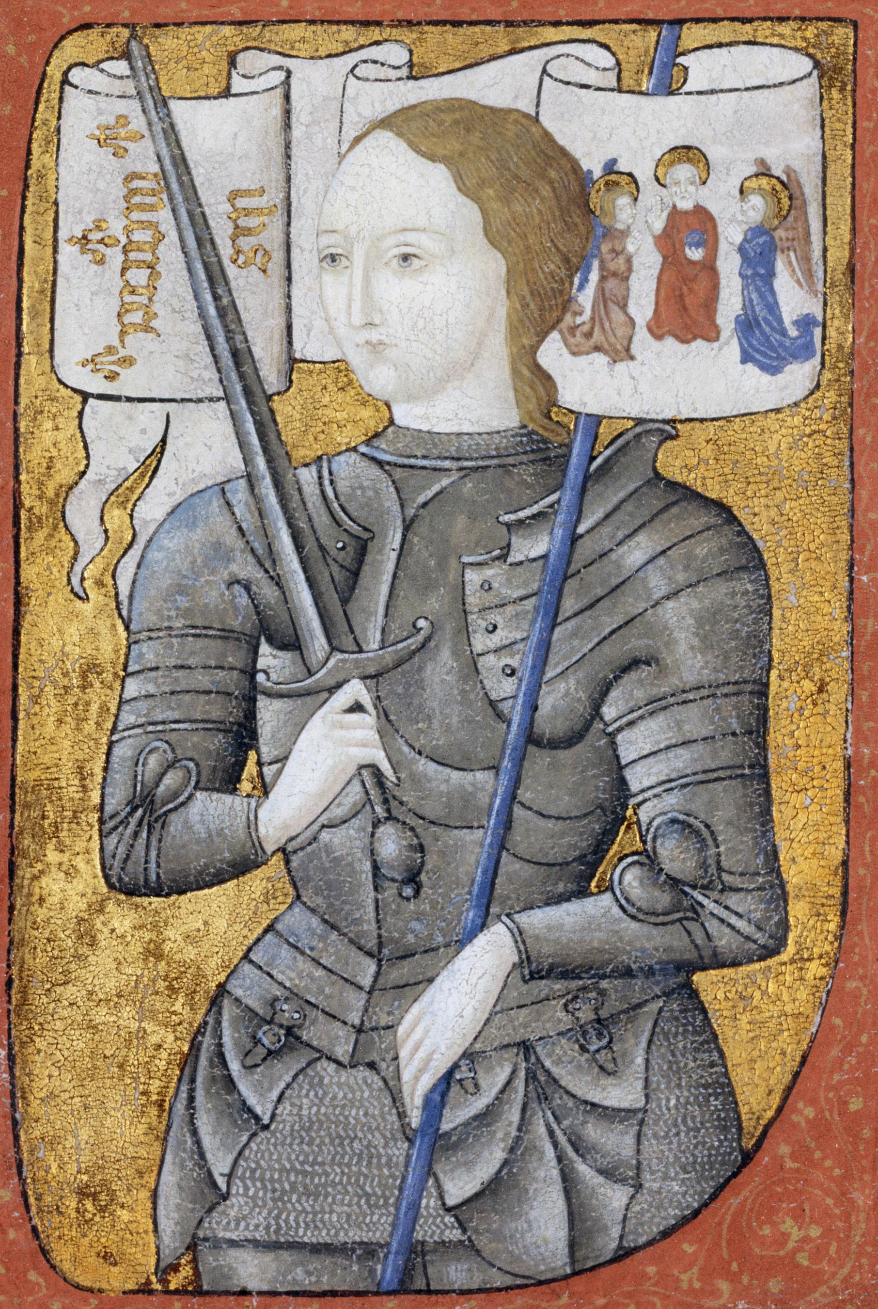 ジャンヌ・ダルクは百年戦争(1337年-1453年)中にフランス軍を率いて数々の重要な勝利を収め、最終的な勝利への道を開いた。