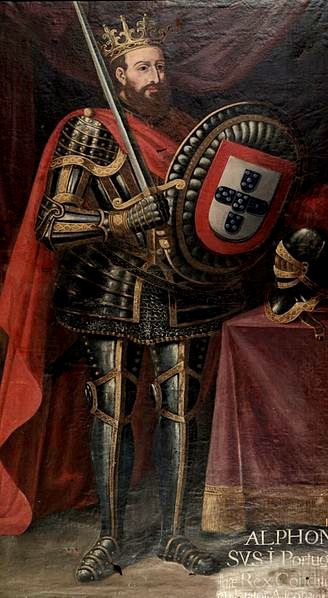 Raja Afonso I dari Portugal memerintah antara tahun 1143 dan 1185.
