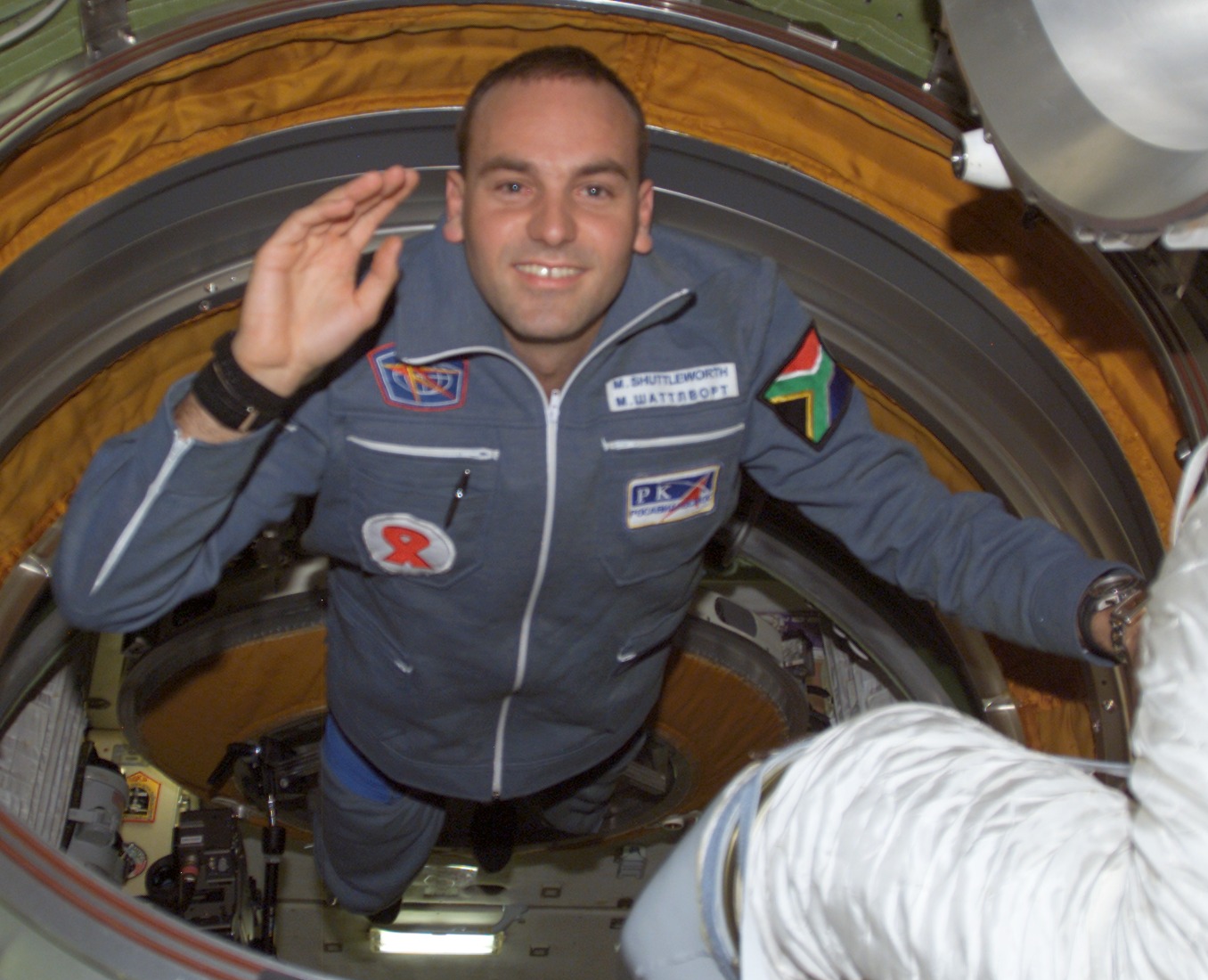 Mark Shuttleworth di angkasa lepas