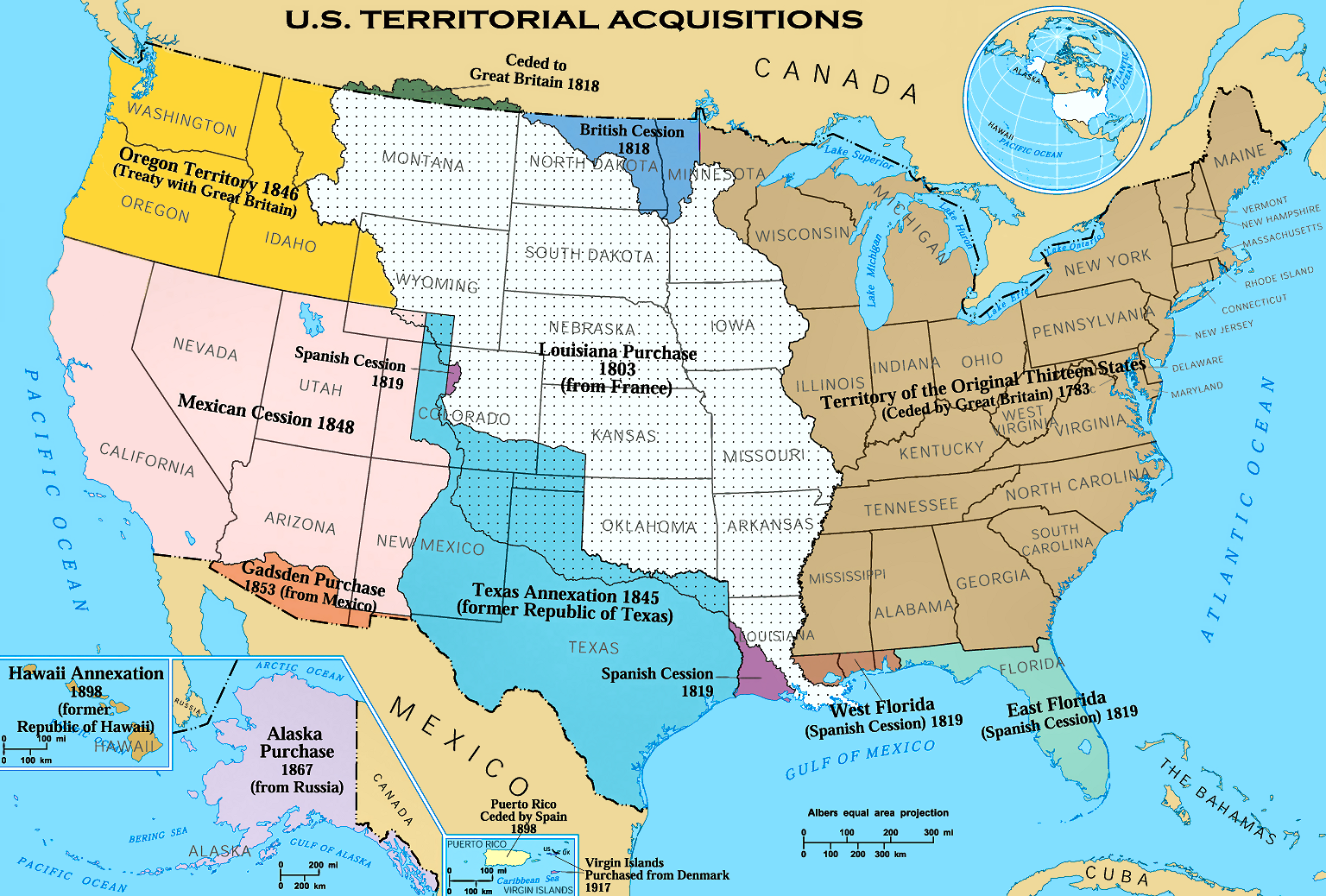 Perluasan wilayah bersejarah Amerika Syarikat