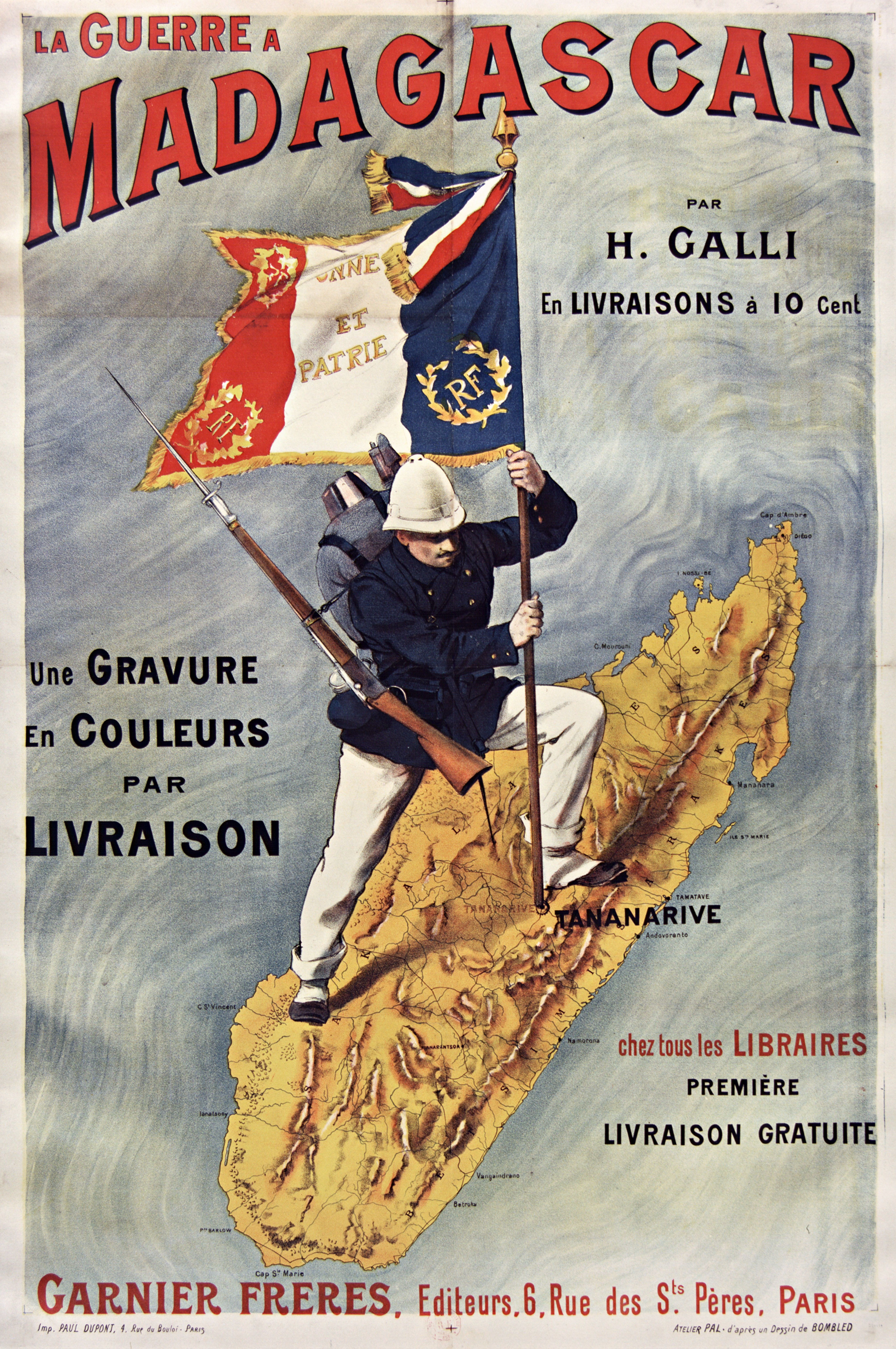 Sebuah poster Perancis mengenai Perang Franco-Hova