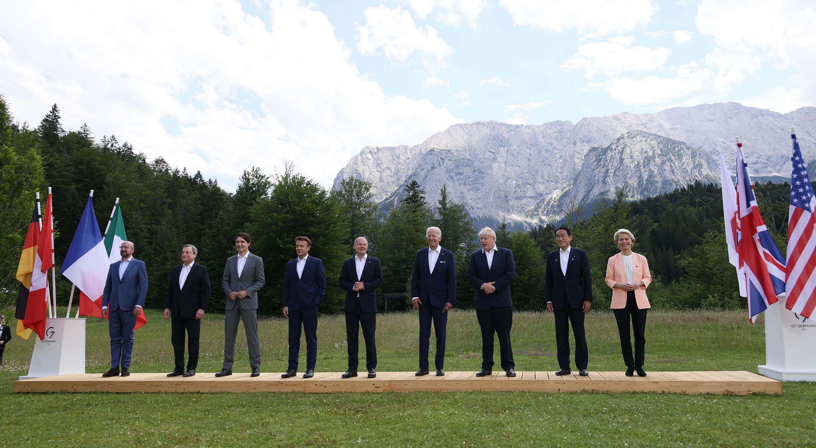 Jerman menjadi tuan rumah KTT G7 2022 di Schloss Elmau di Bavaria.