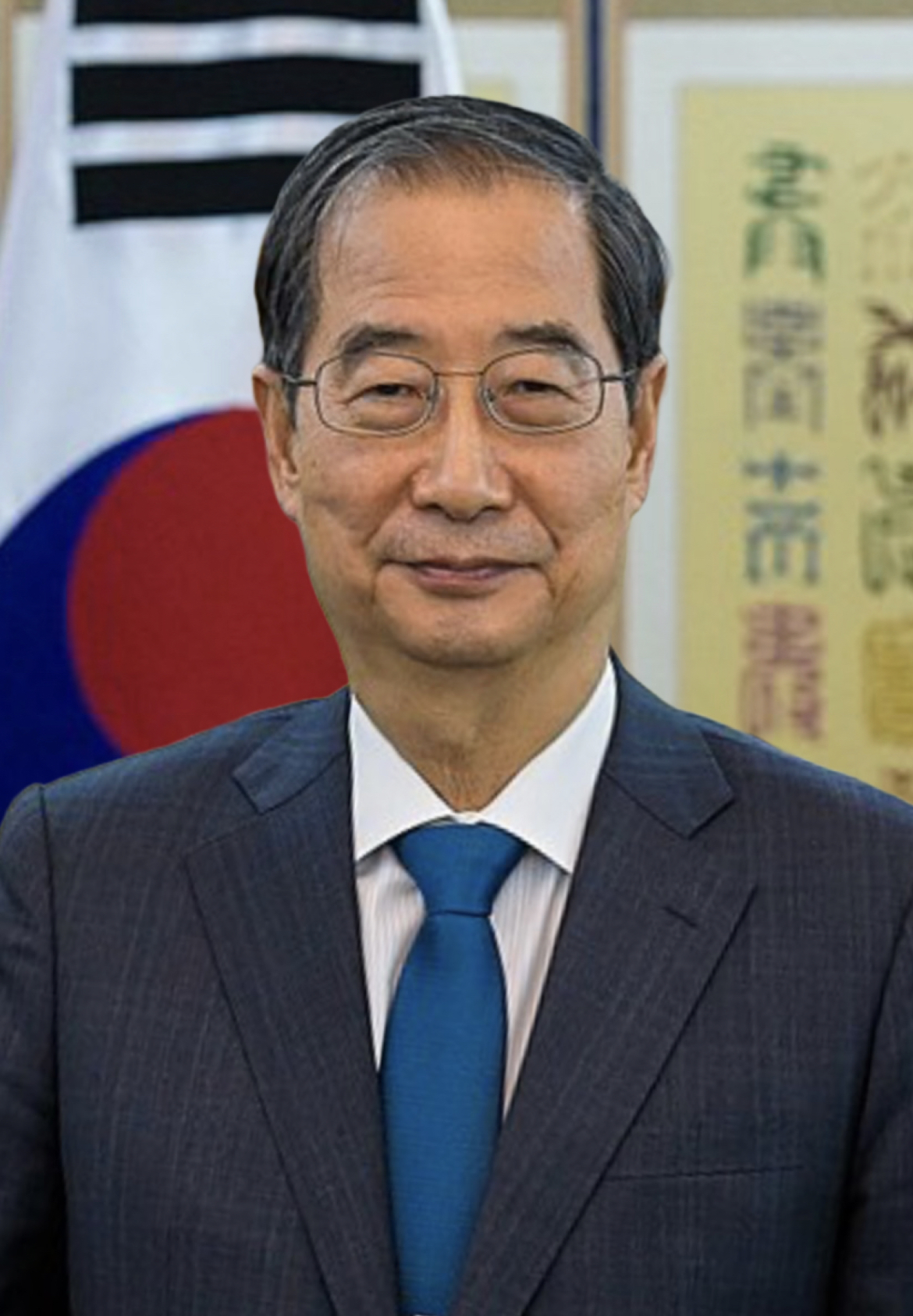 Han Duck-soo, incumbent Prime Minister of South Korea (since 2022).