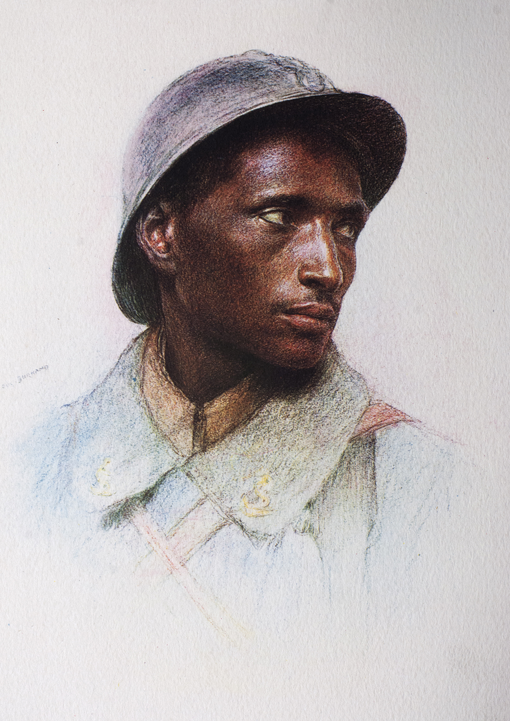 Ahmed Abokob, seorang tirailleur Somali dari Djibouti, yang mengambil bahagian dalam WW1.