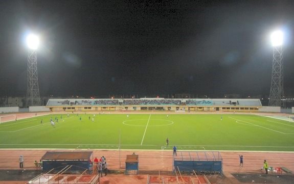 Stadium El Hadj Hassan Gouled Aptidon di Bandar Raya Djibouti.