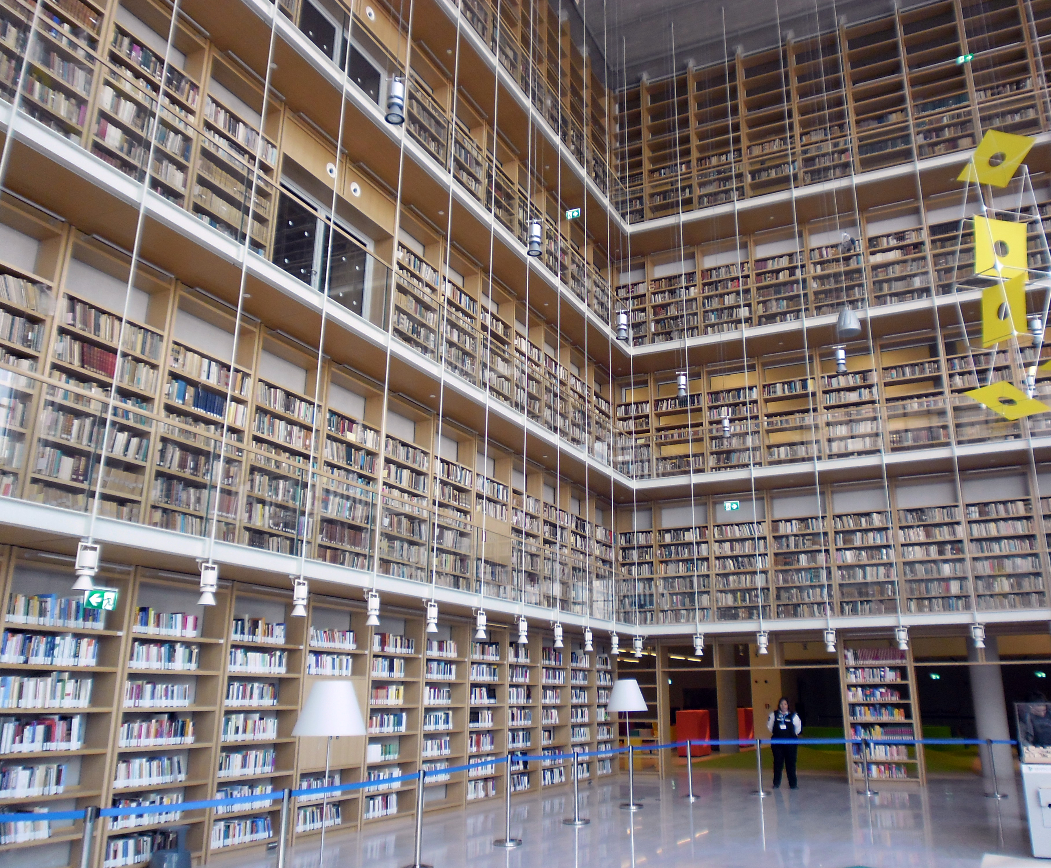 Perpustakaan Nasional Yunani yang baru di Pusat Kebudayaan Yayasan Stavros Niarchos