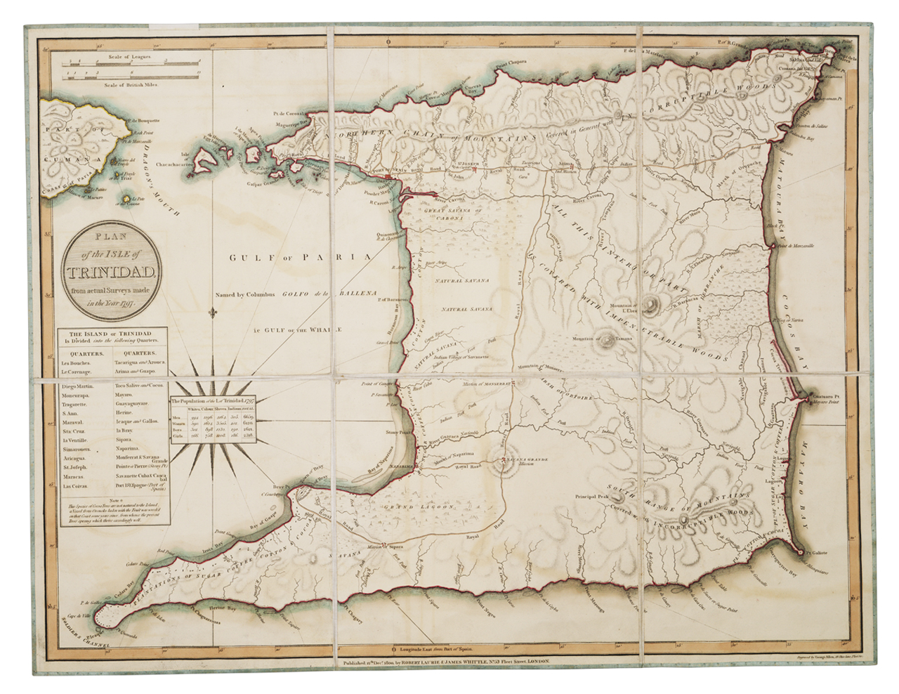 Peta survei Trinidad tahun 1797