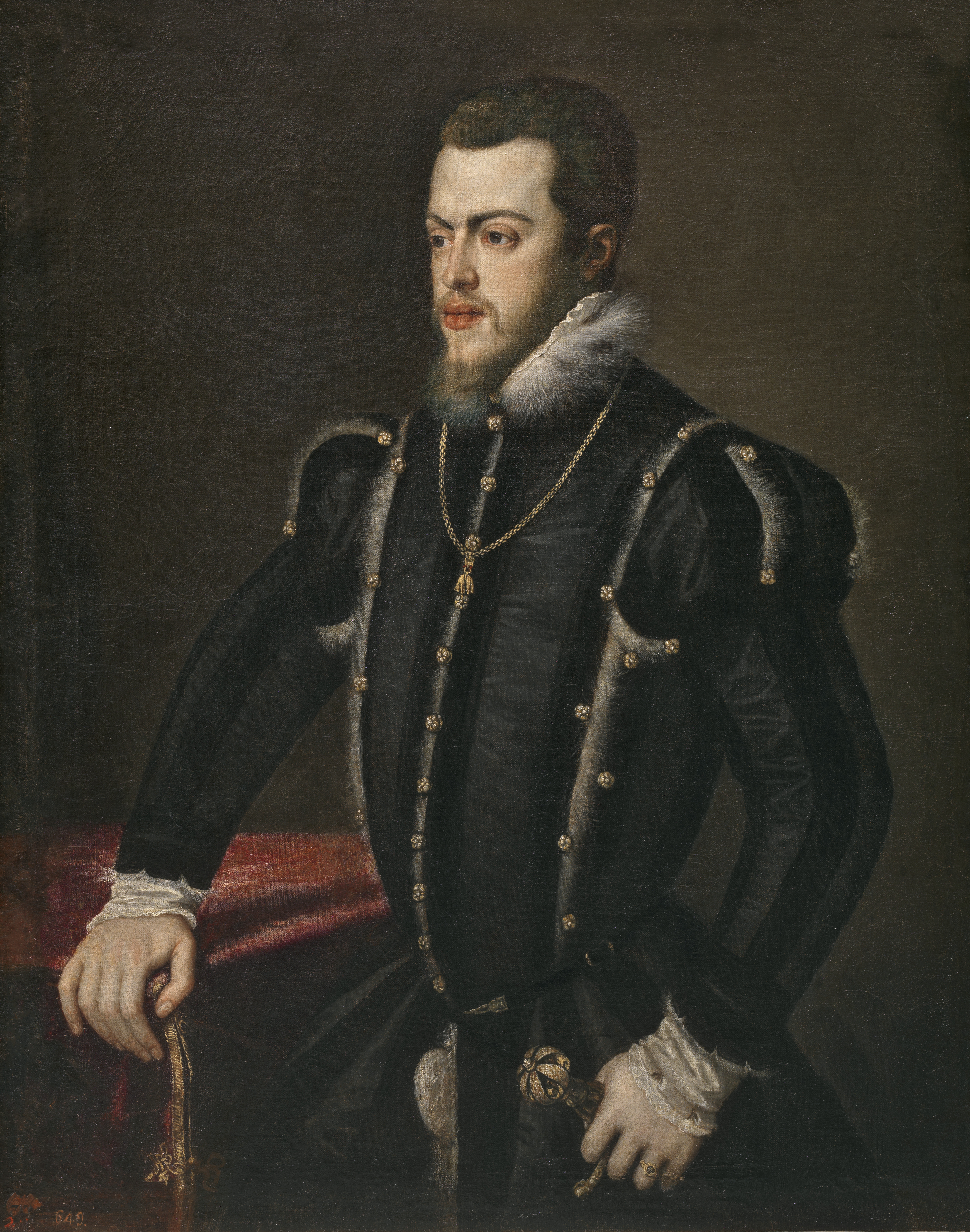 Raja Sepanyol Felipe II dari Sepanyol.
