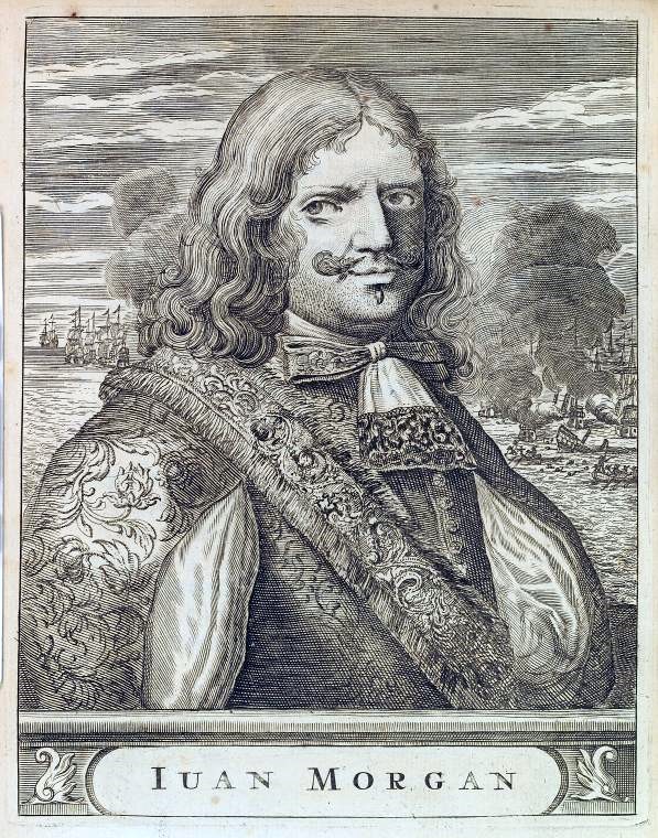 Henry Morgan adalah seorang bajak laut Karibia, privateer, pemilik perkebunan, dan pemilik budak; ia pertama kali datang ke Hindia Barat sebagai pekerja kontrak, seperti kebanyakan kolonis Inggris awal.