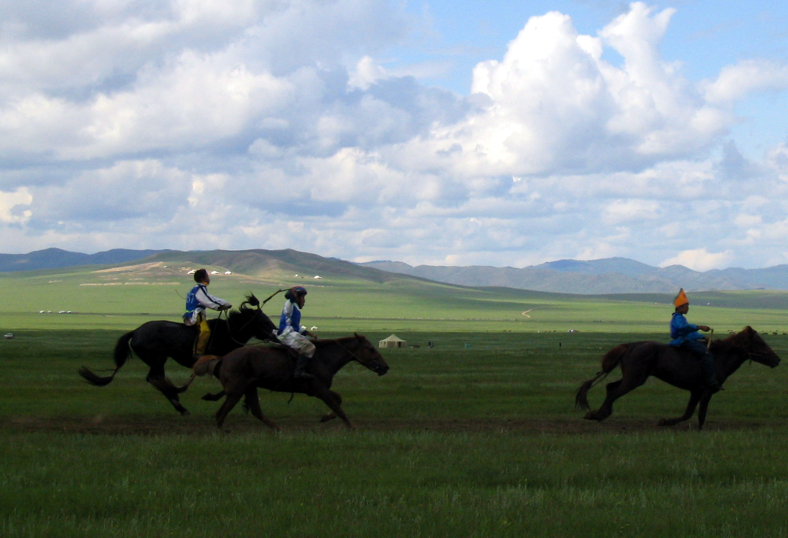 Penunggang semasa perayaan Naadam