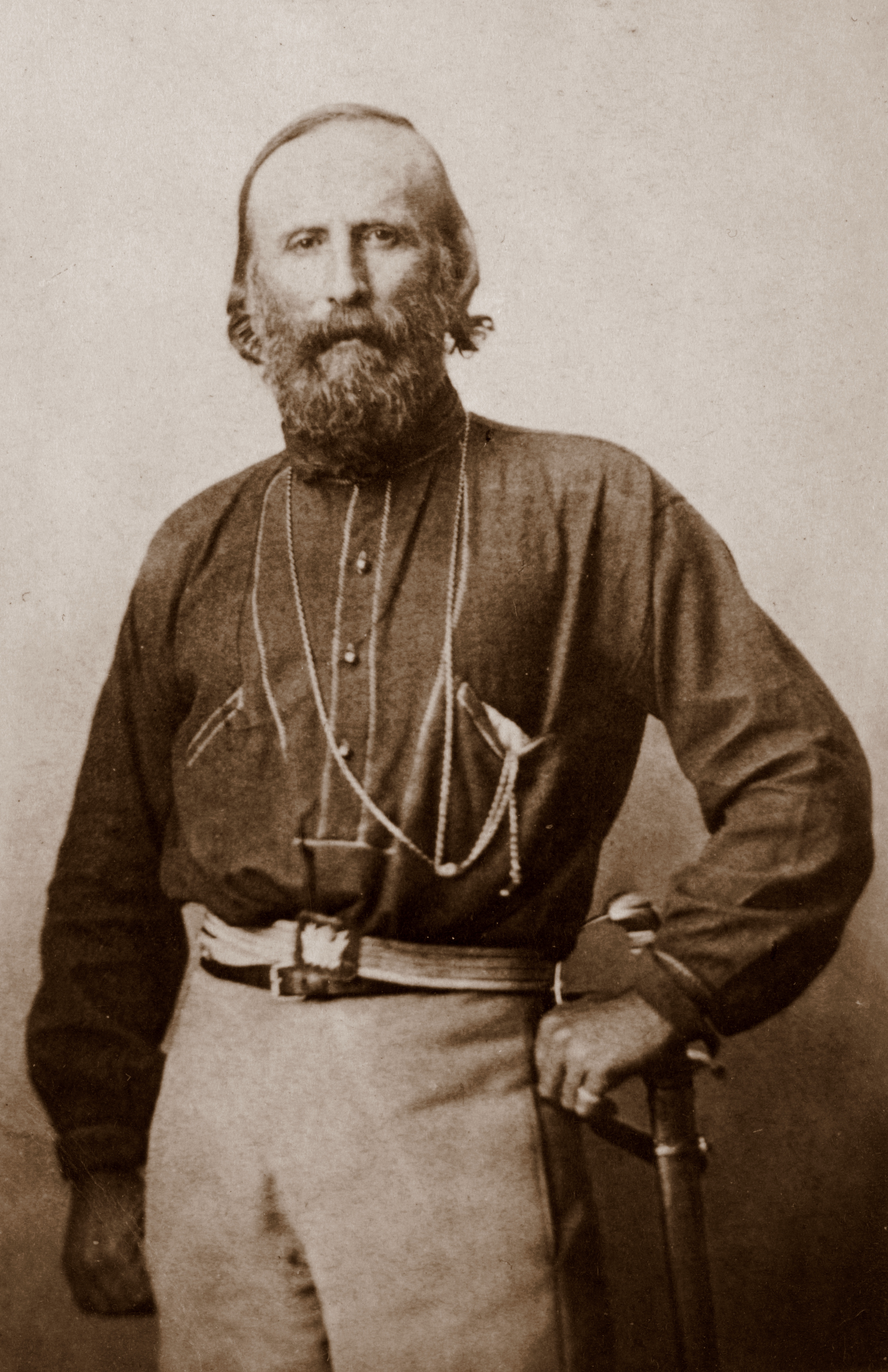 Giuseppe Garibaldi, dirayakan sebagai salah satu jenderal terbesar zaman modern dan sebagai