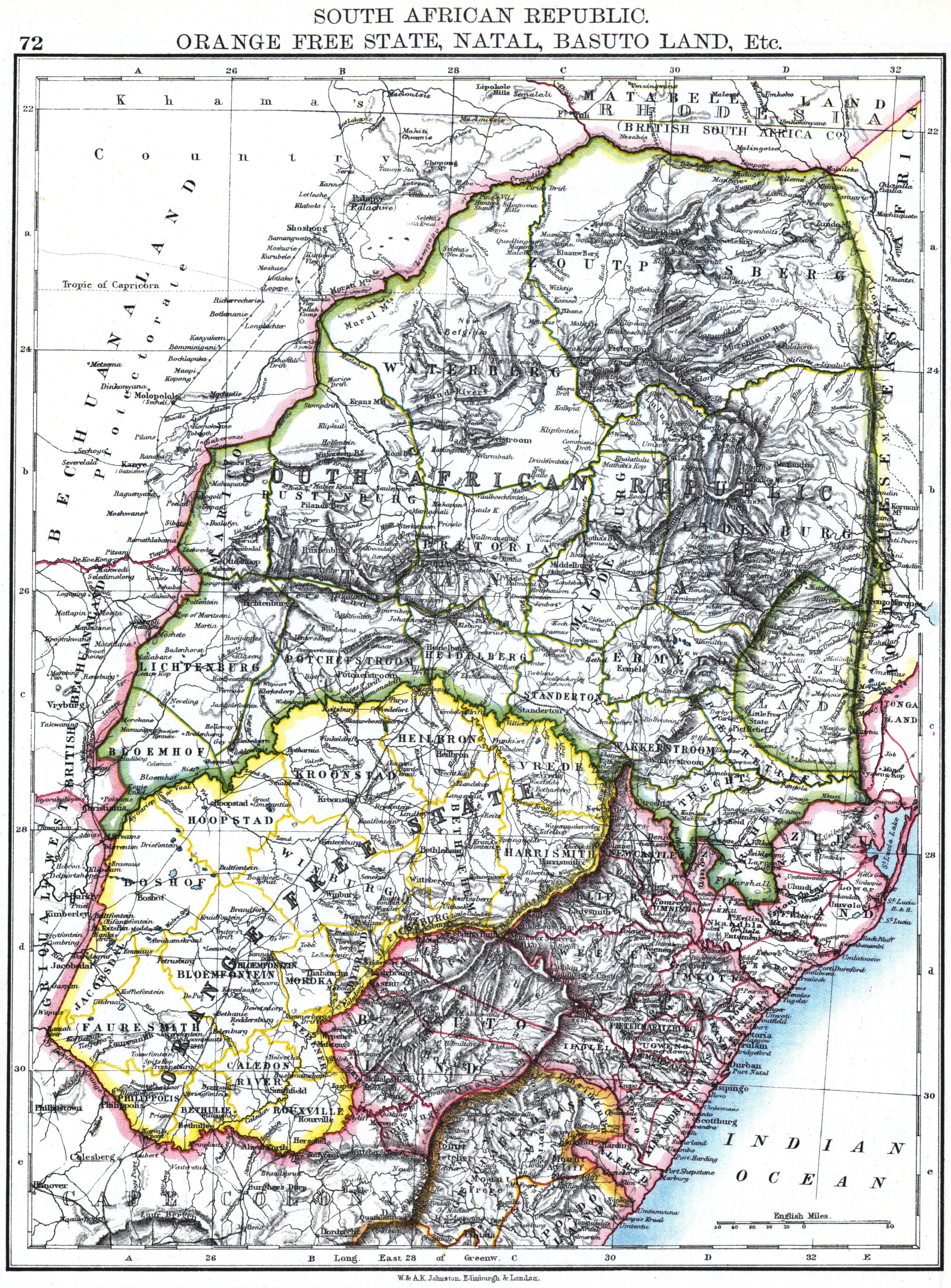 Swaziland di Afrika Selatan, oleh Johnston & Johnston, Edinburgh, 1897.