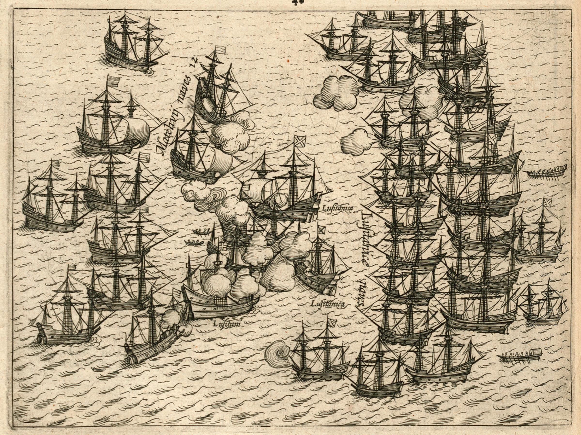 Armada Belanda melawan armada Portugis sebagai sebahagian daripada Perang Belanda-Portugis pada tahun 1606 untuk menguasai Kota Melaka.