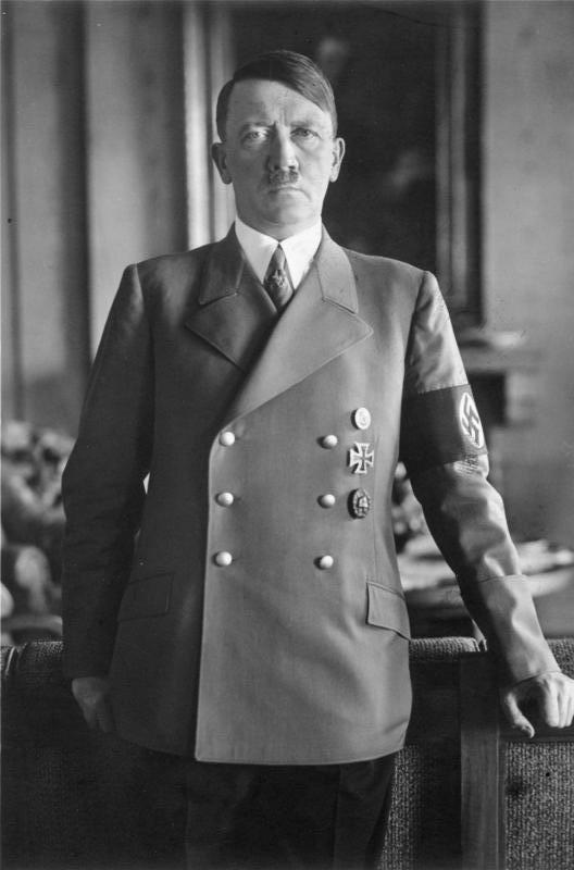 Adolf Hitler, diktator Jerman Nazi dari tahun 1933 hingga 1945.