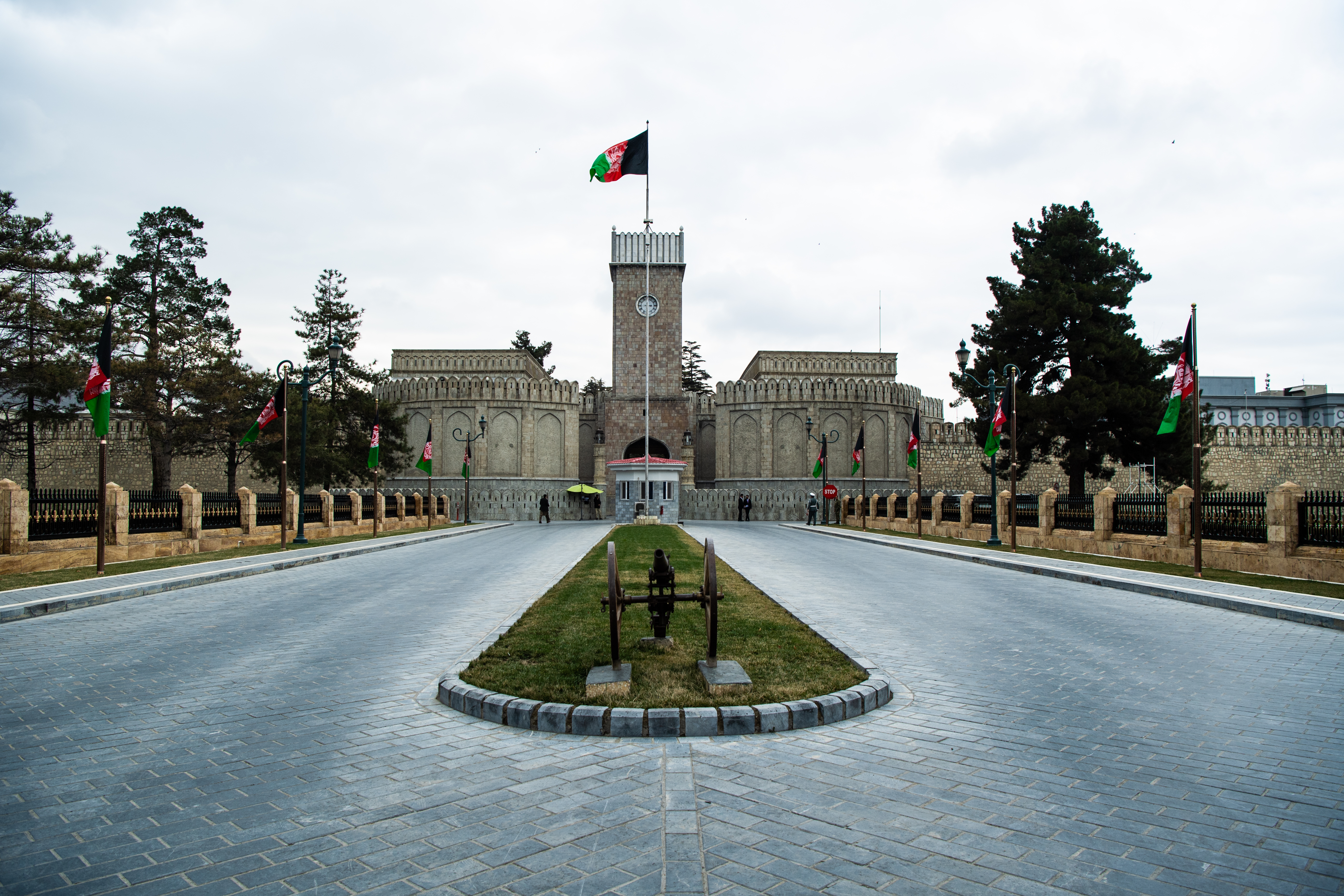 Arg (istana Presiden) di Kabul, gambar diambil pada tahun 2020