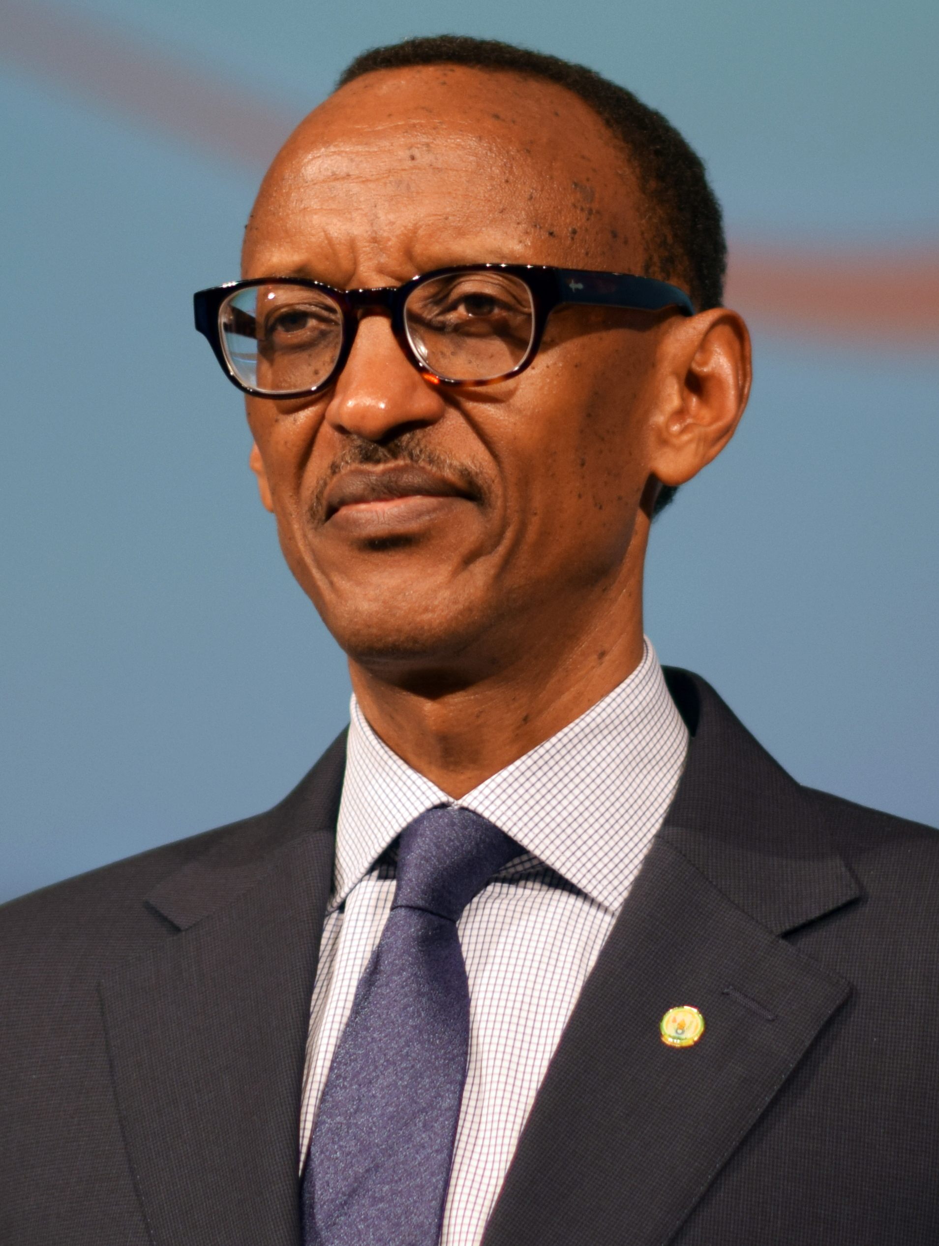 alt=Foto Paul Kagame, diambil di Busan, Korea Selatan, pada tahun 2014