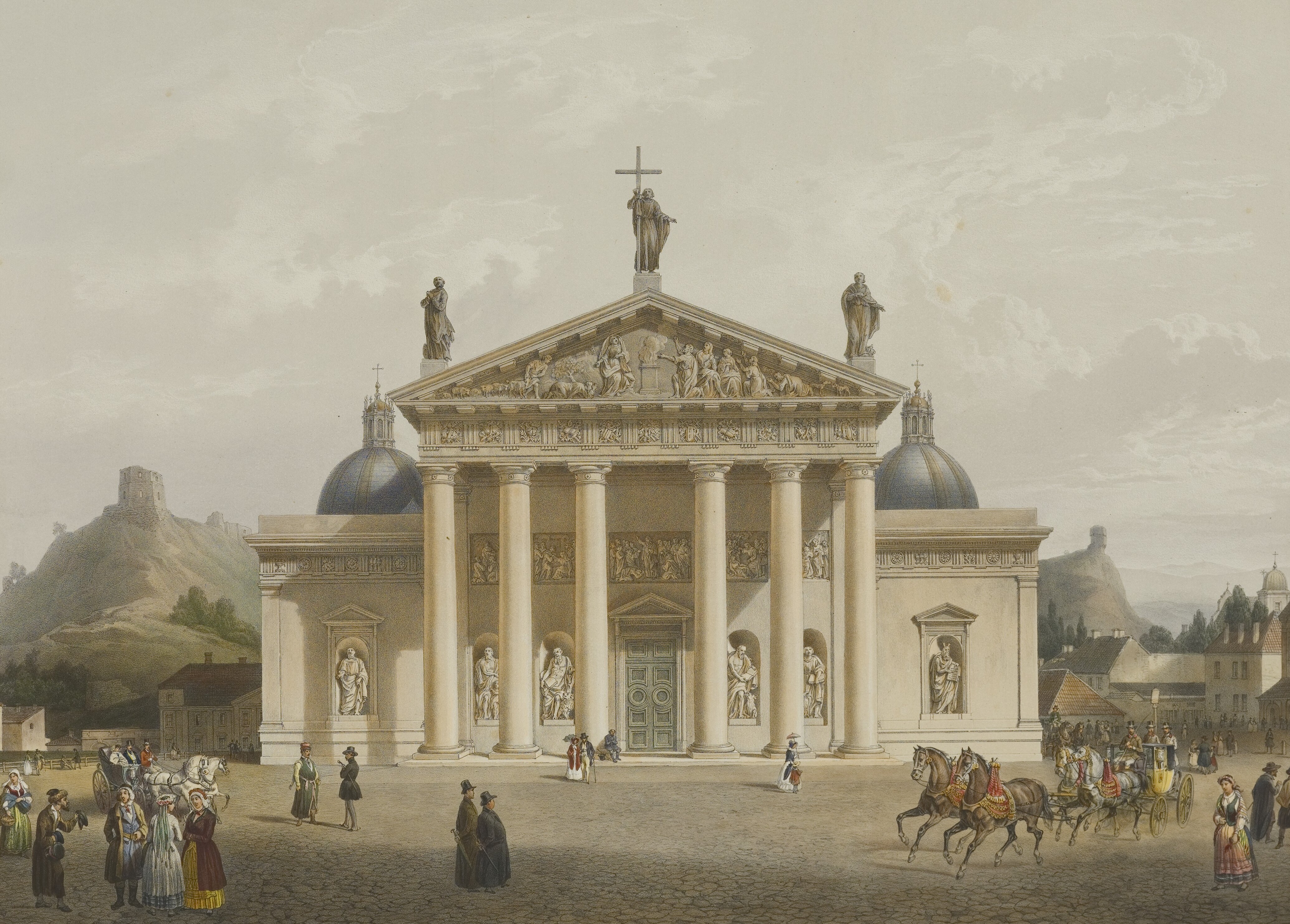 Katedral Vilnius oleh Laurynas Gucevičius