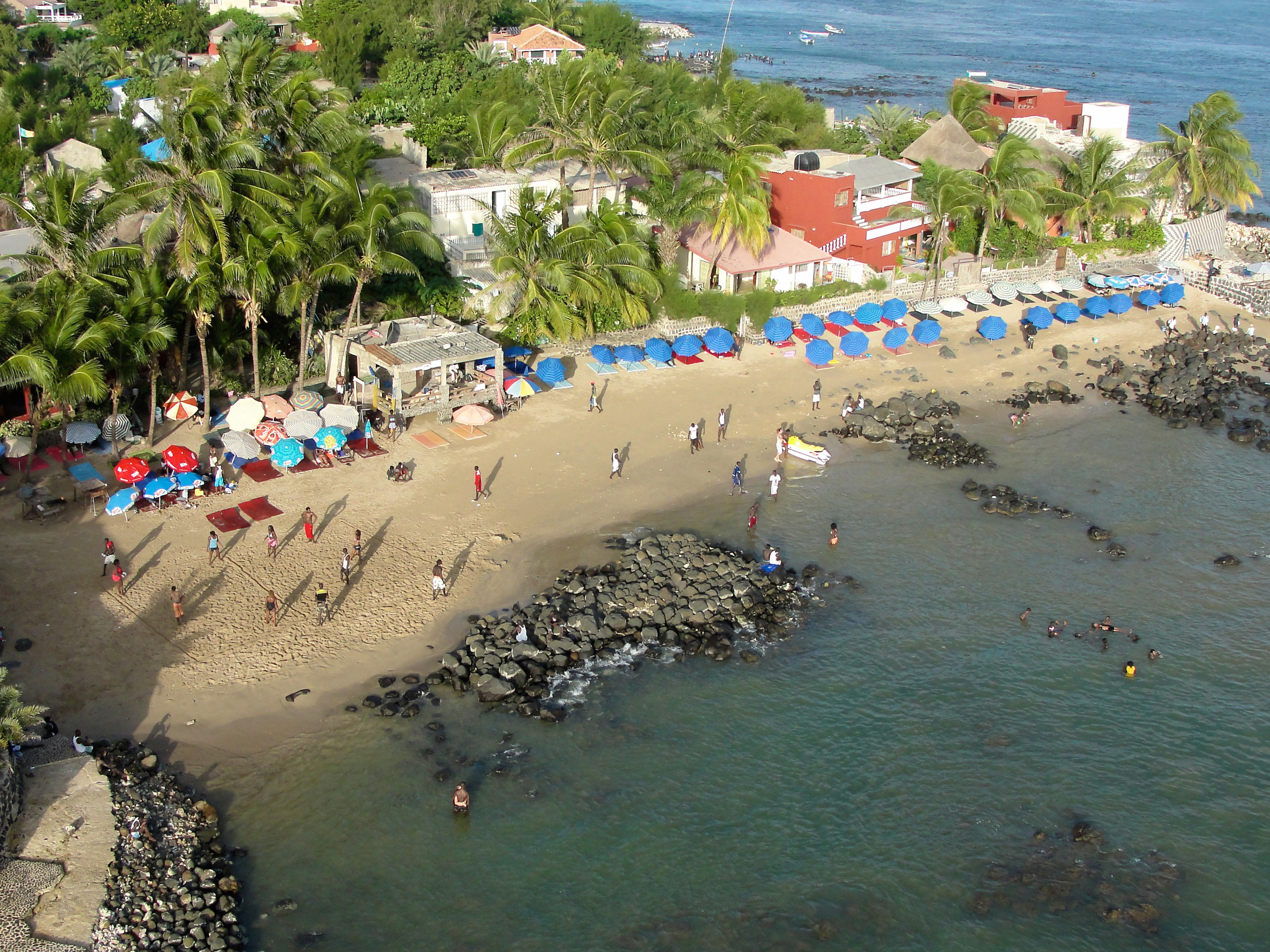Beach at N'Gor, Dakar, showcasing the coastal environment.