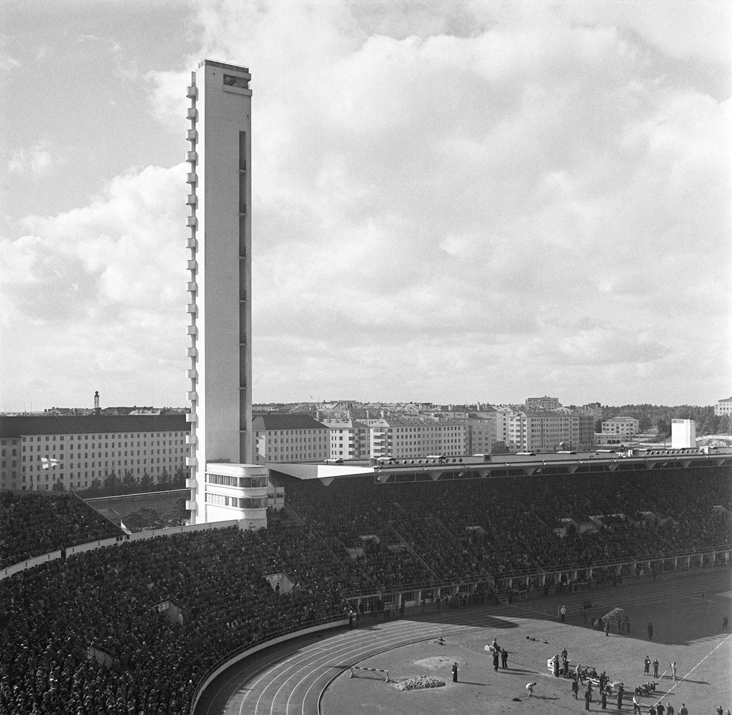 1938年のヘルシンキ・オリンピックスタジアム