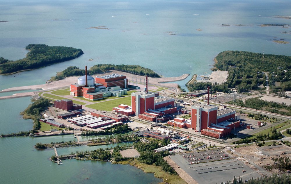 オルキルオト原子力発電所。フィンランドには5基の商業用原子炉がある。