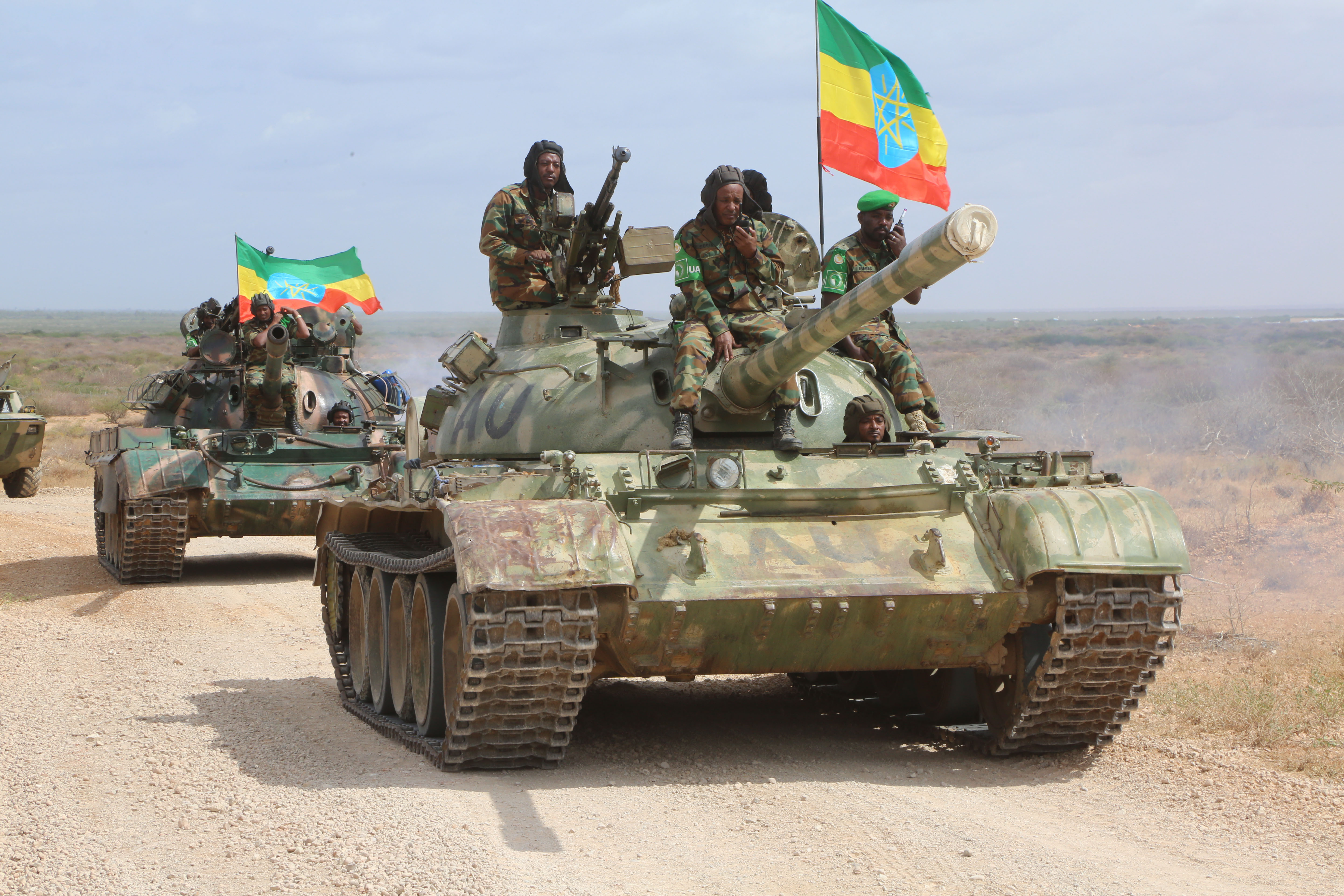 Pasukan Pertahanan Nasional Habsyah (ENDF) berlatih di bawah AMISOM, 2021