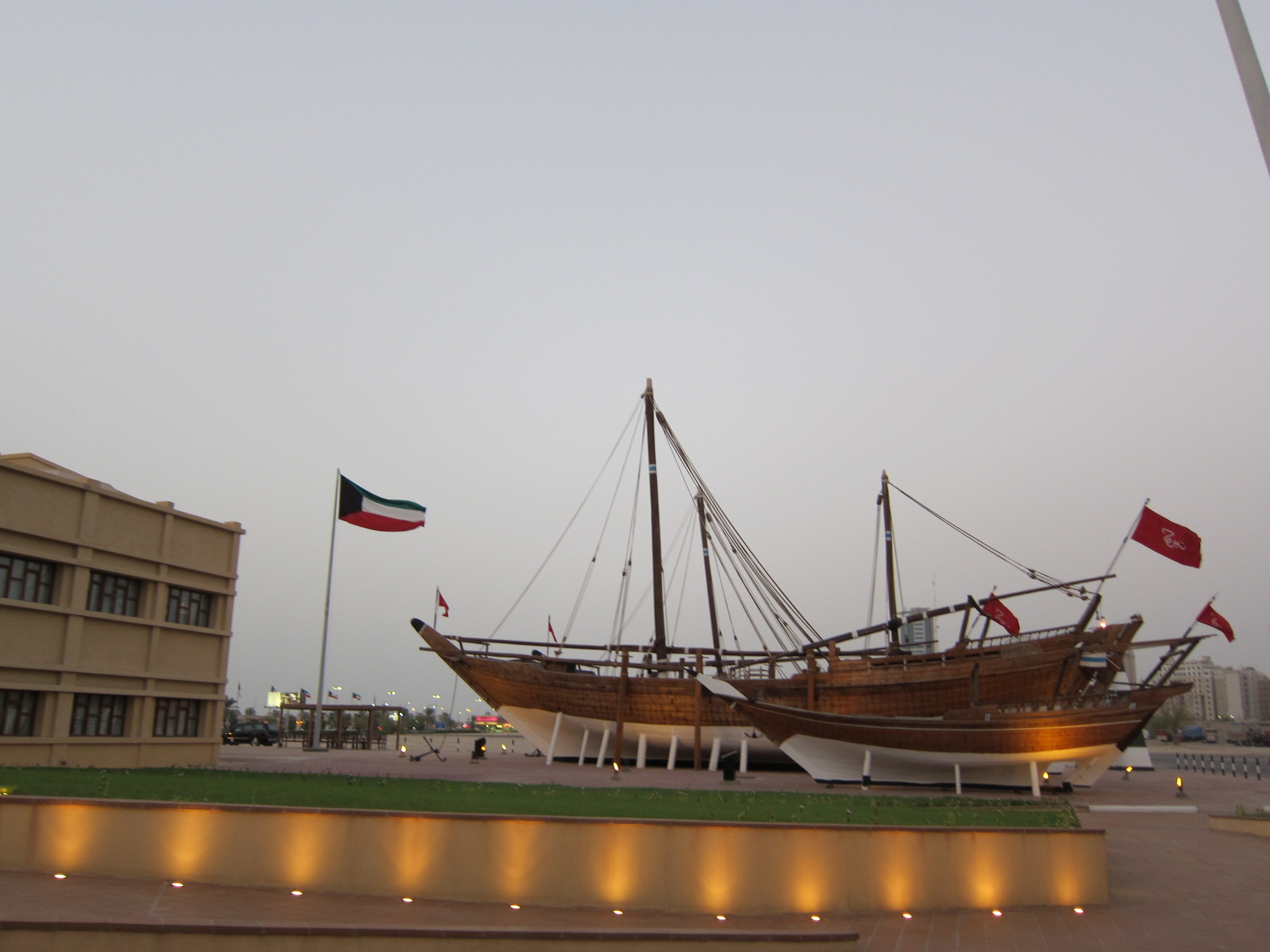 Museum Bahari di Kota Kuwait. Menunjukkan pendirian Kuwait sebagai pelabuhan laut bagi para pedagang.