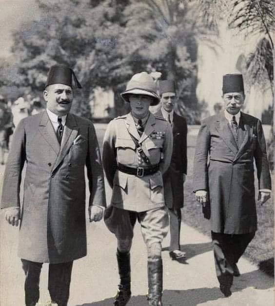 Fuad I dari Mesir bersama Edward, Putera Wales, 1932