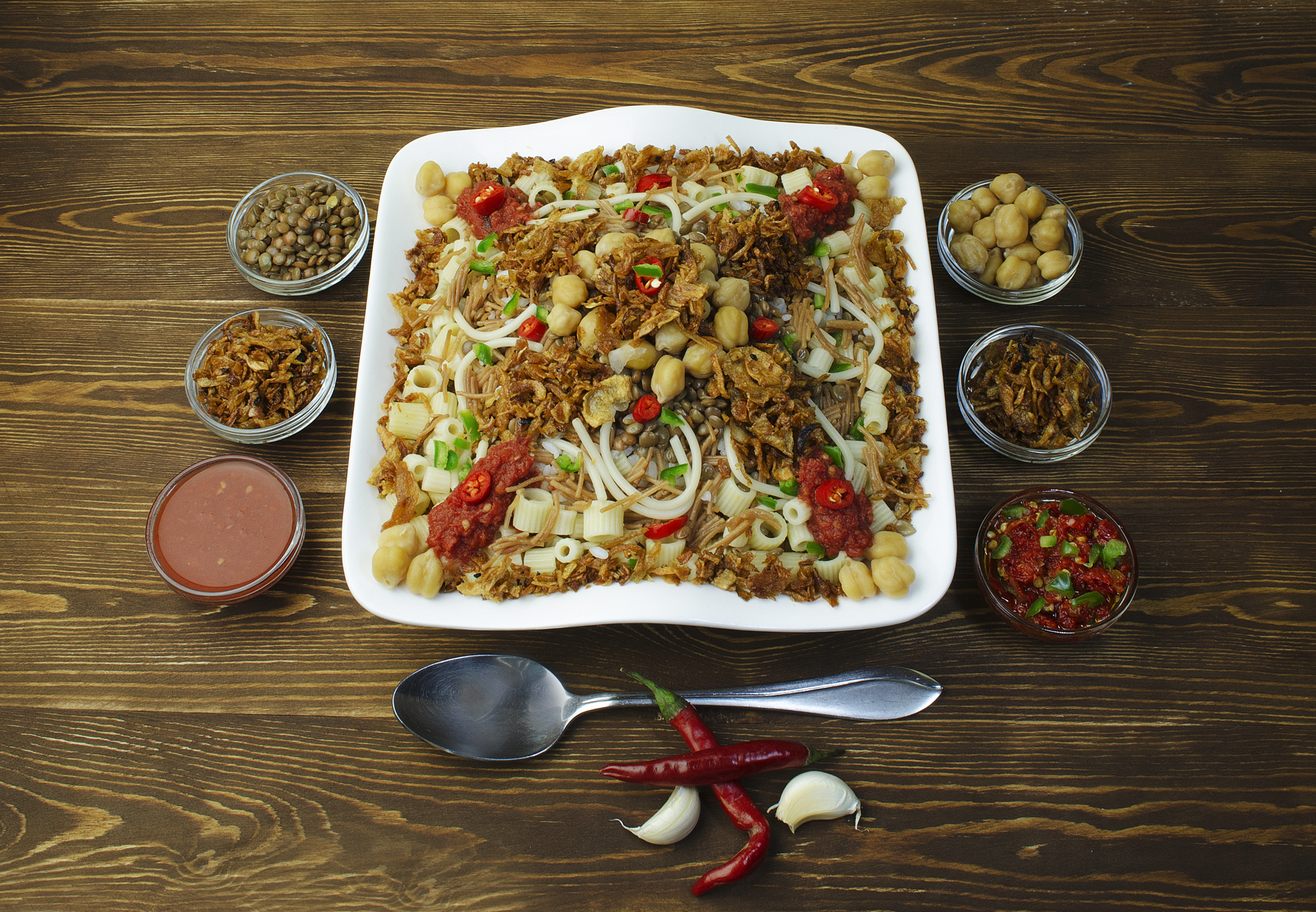 Kushari, salah satu hidangan kebangsaan Mesir