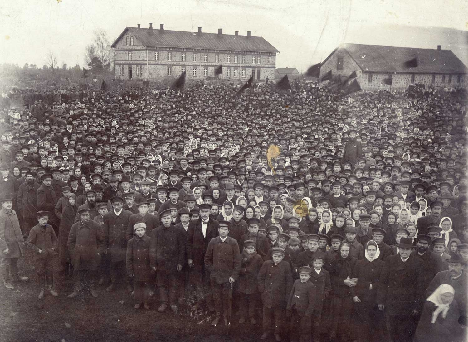 Perhimpunan kebangsaan Latvia di Dundaga pada tahun 1905