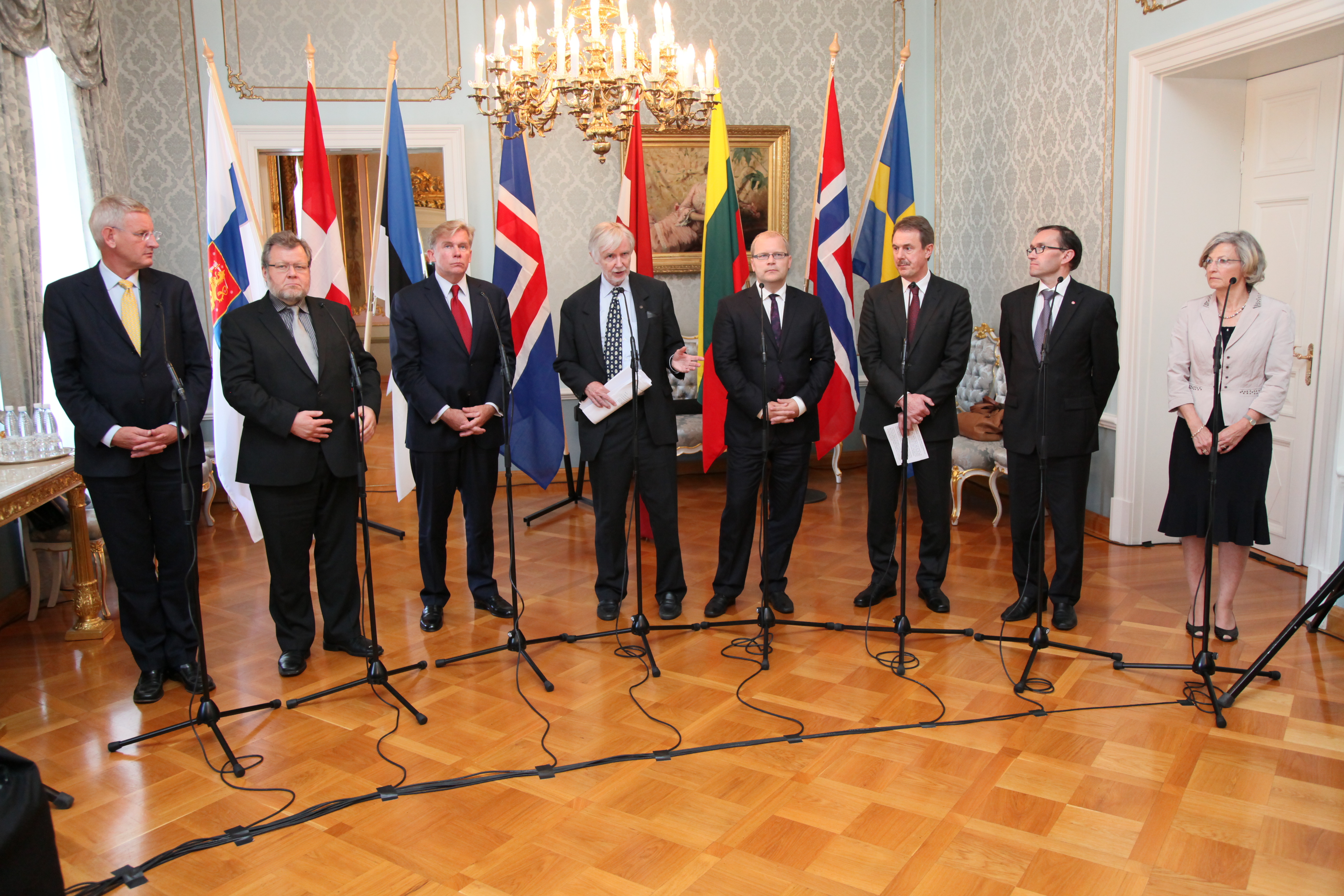 Menteri-menteri luar negara-negara Nordik dan Baltik di Helsinki, 2011