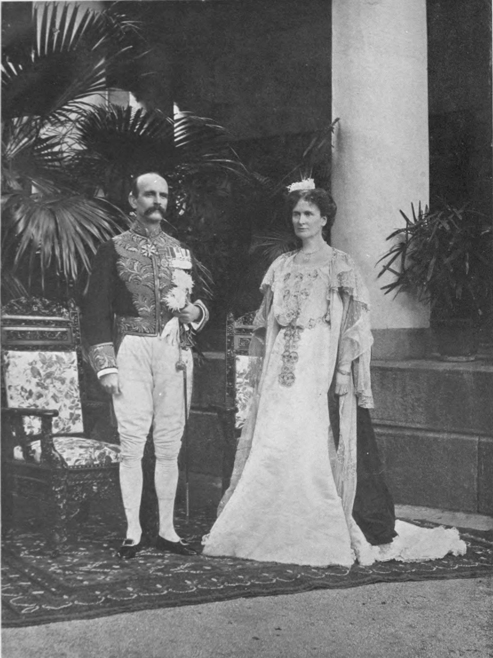 Lord dan Lady Lugard, 1908