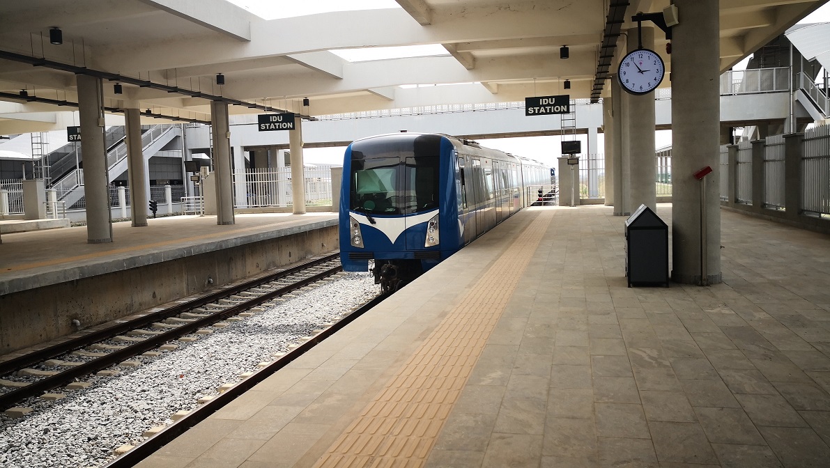 Rel Ringan Abuja di Stesen Idu