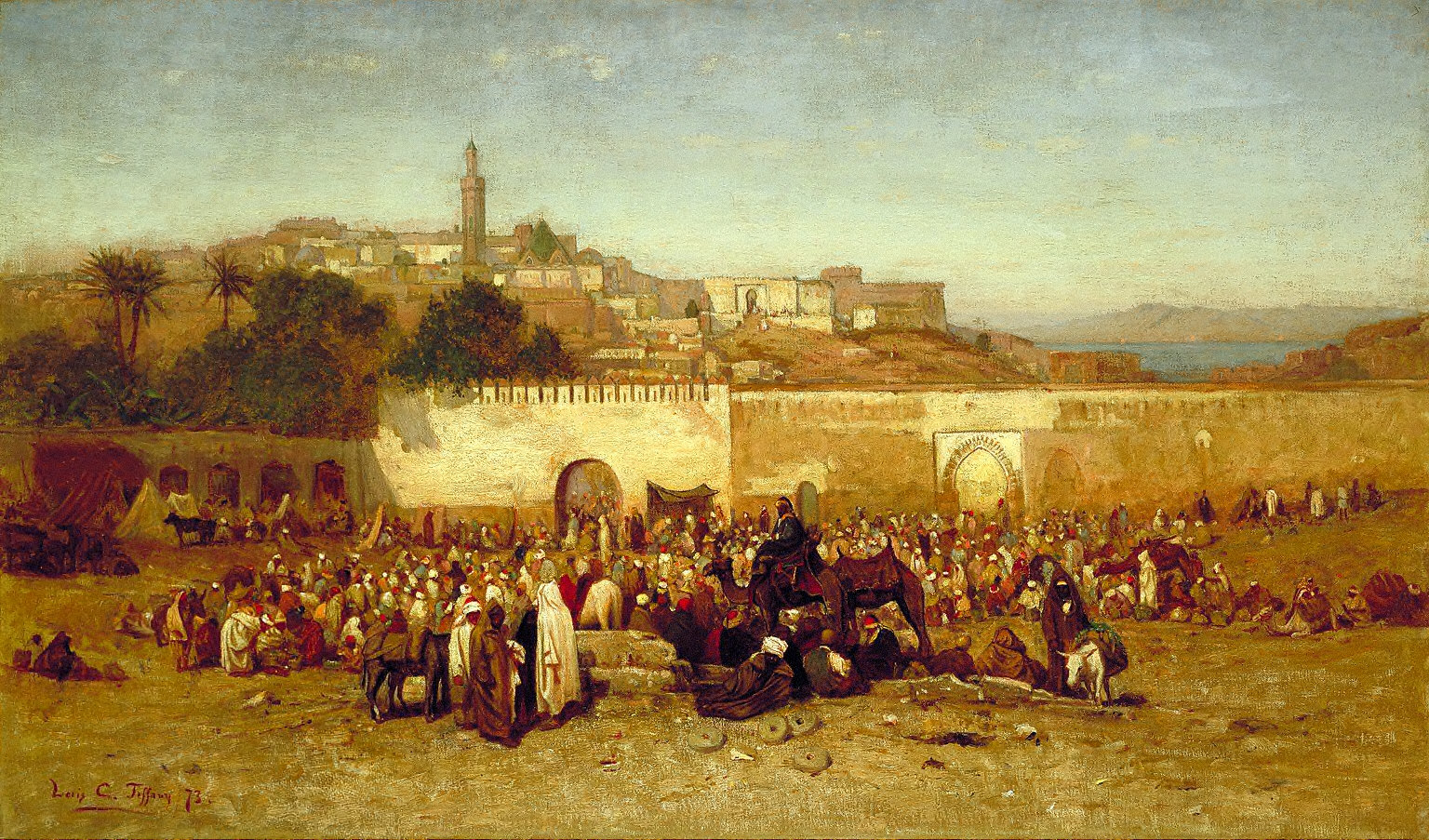Populasi Tangier pada tahun 1956 termasuk 40,000 orang Islam, 31,000 orang Eropah dan 15,000 orang Yahudi.