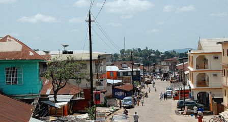 Bo, one of Sierra Leone's largest cities.