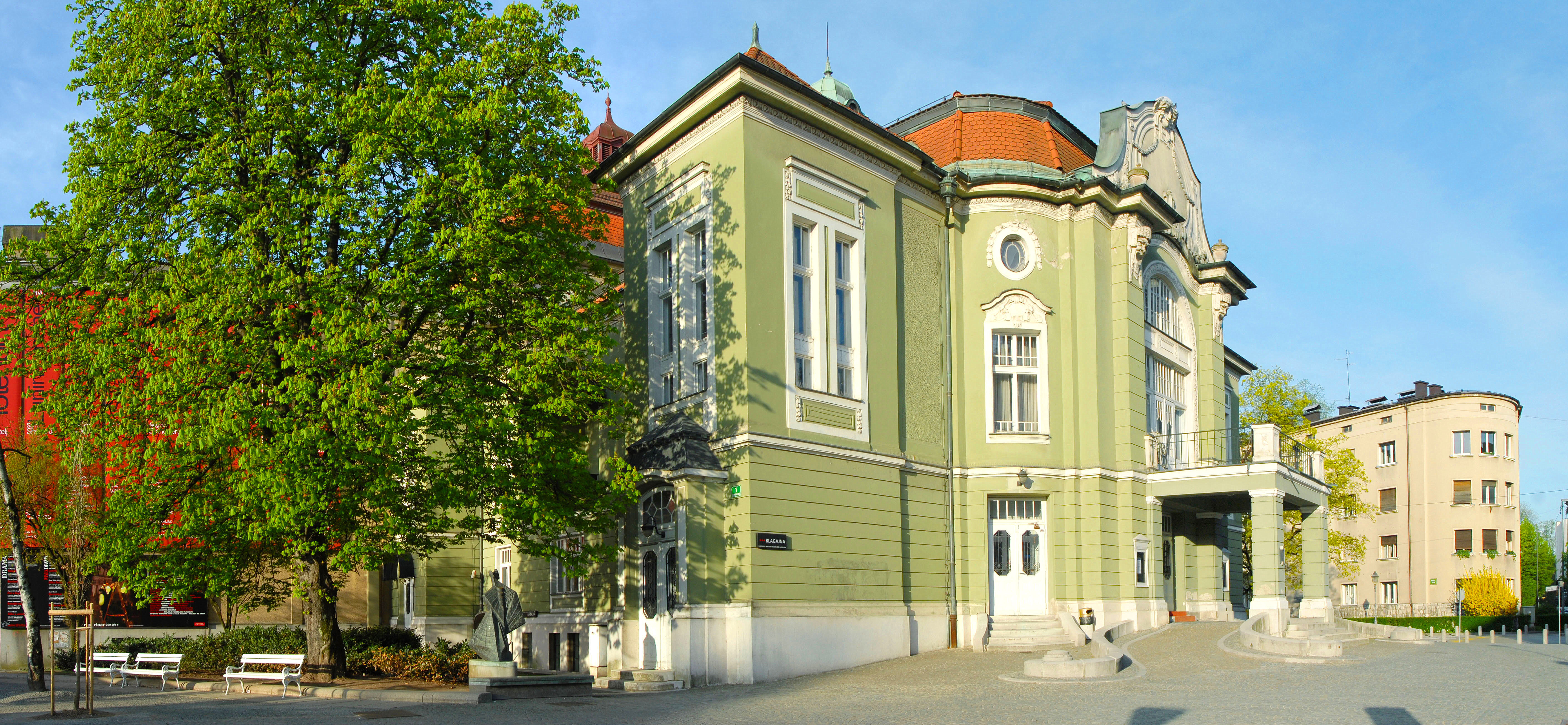 Nhà hát Quốc gia ở Ljubljana.