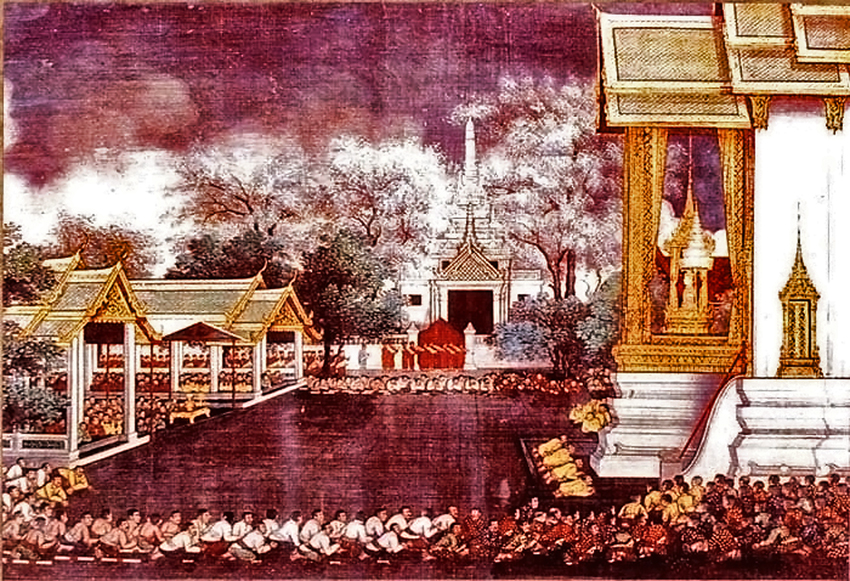 Taksin Agung menabalkan dirinya sebagai raja Thai pada tahun 1767.