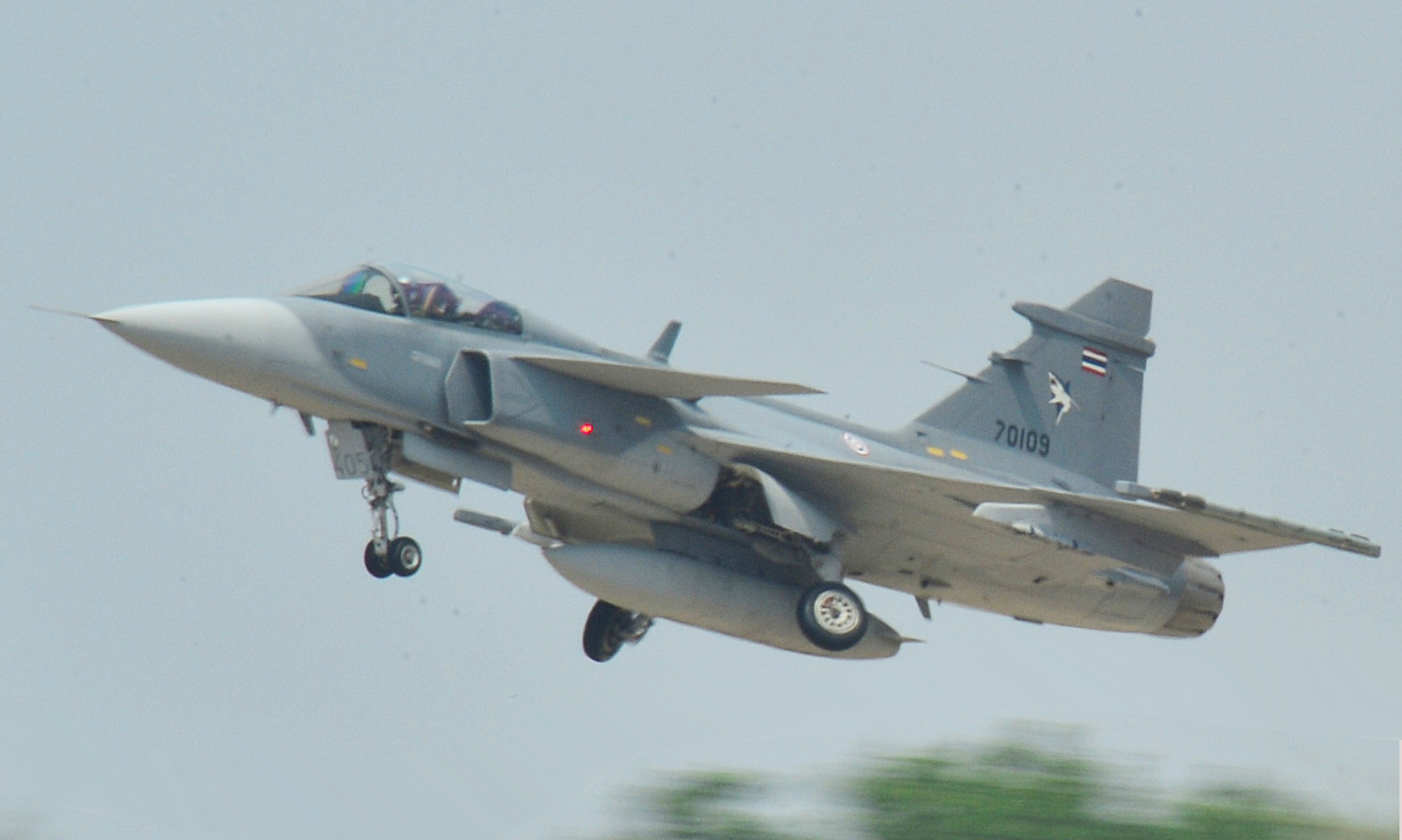 Sebuah JAS 39 Gripen Tentera Udara Diraja Thai